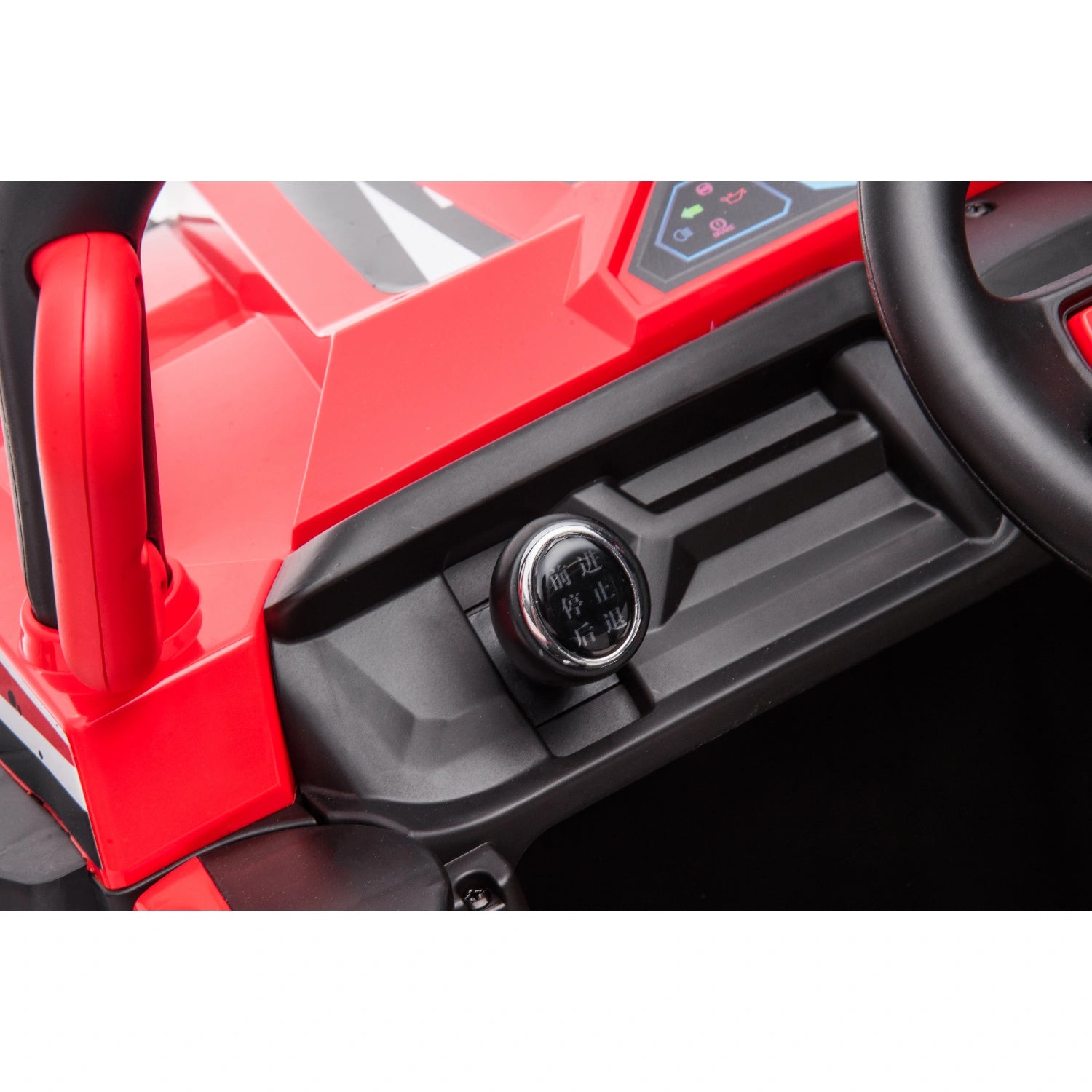 12V Ride-On Buggy for Kids – Jeep Style Off-Road Electric Car with Remote – Red
