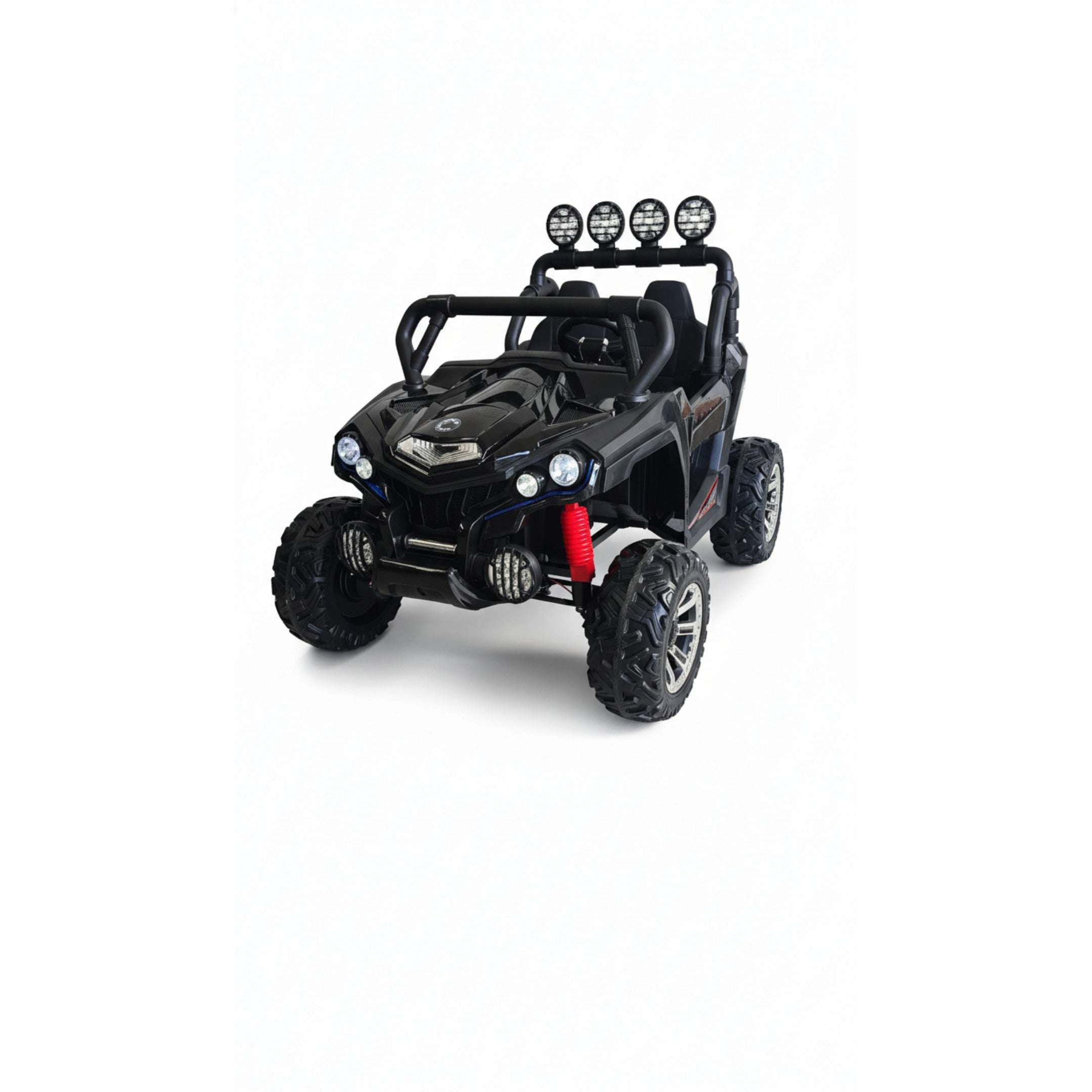 24V Kids Electric Ride-On Buggy – 800W Two-Seater Off-Road UTV for Children – Spray Painted Black