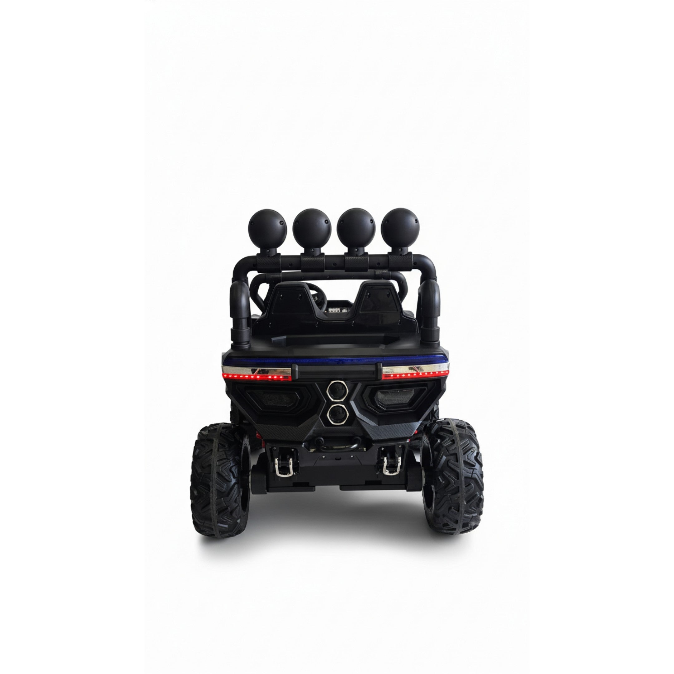 24V Kids Electric Ride-On Buggy – 800W Two-Seater Off-Road UTV for Children – Spray Painted Black