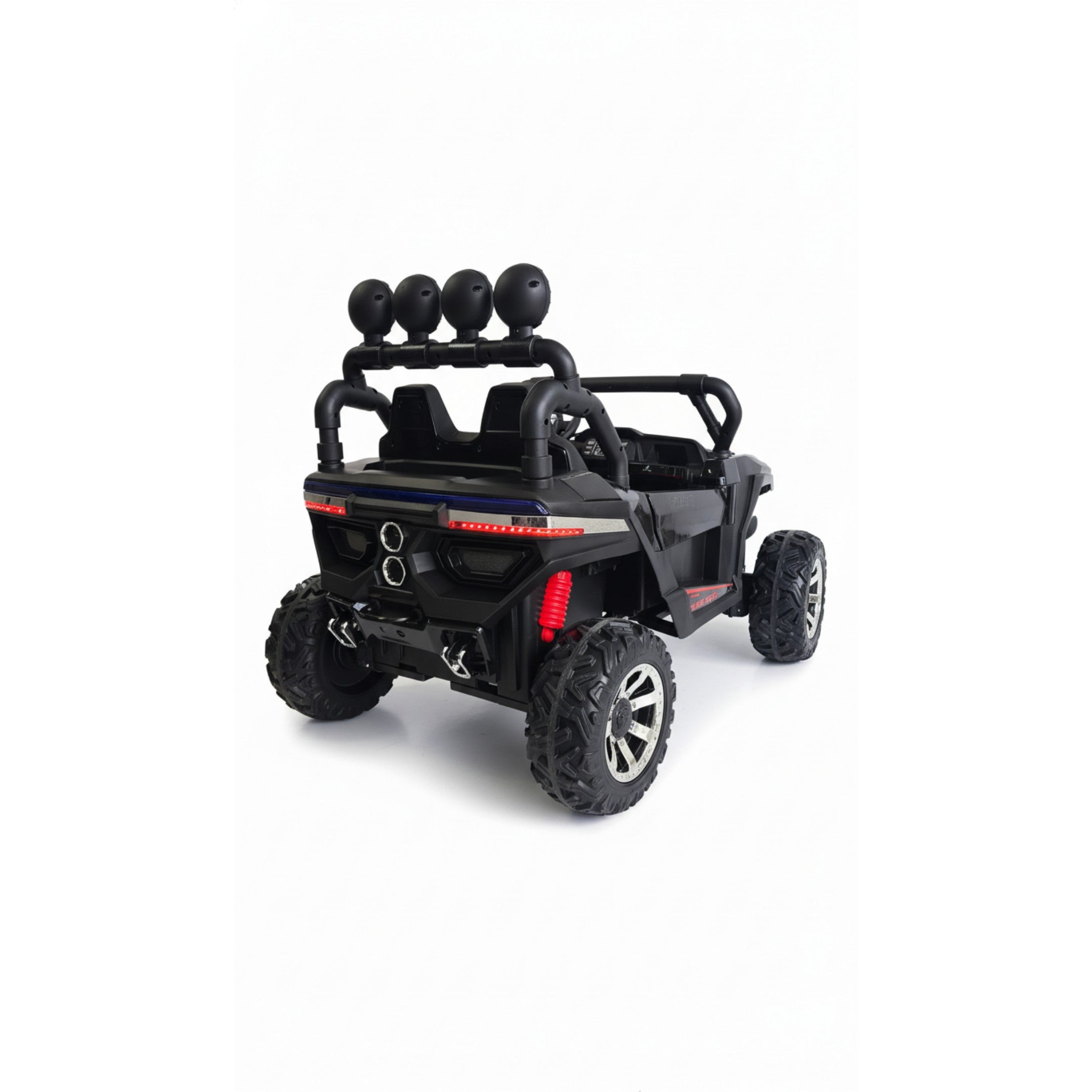 24V Kids Electric Ride-On Buggy – 800W Two-Seater Off-Road UTV for Children – Spray Painted Black
