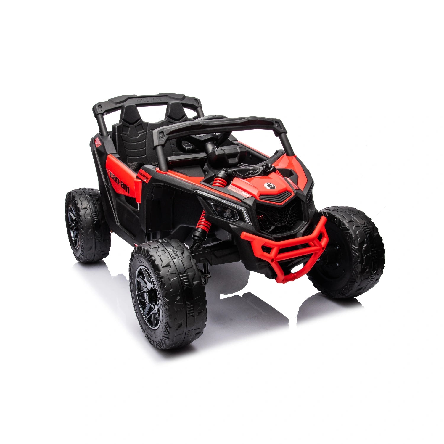 24V Can-Am Maverick Kids Ride-On UTV – 4WD Single Seater 800W - Red