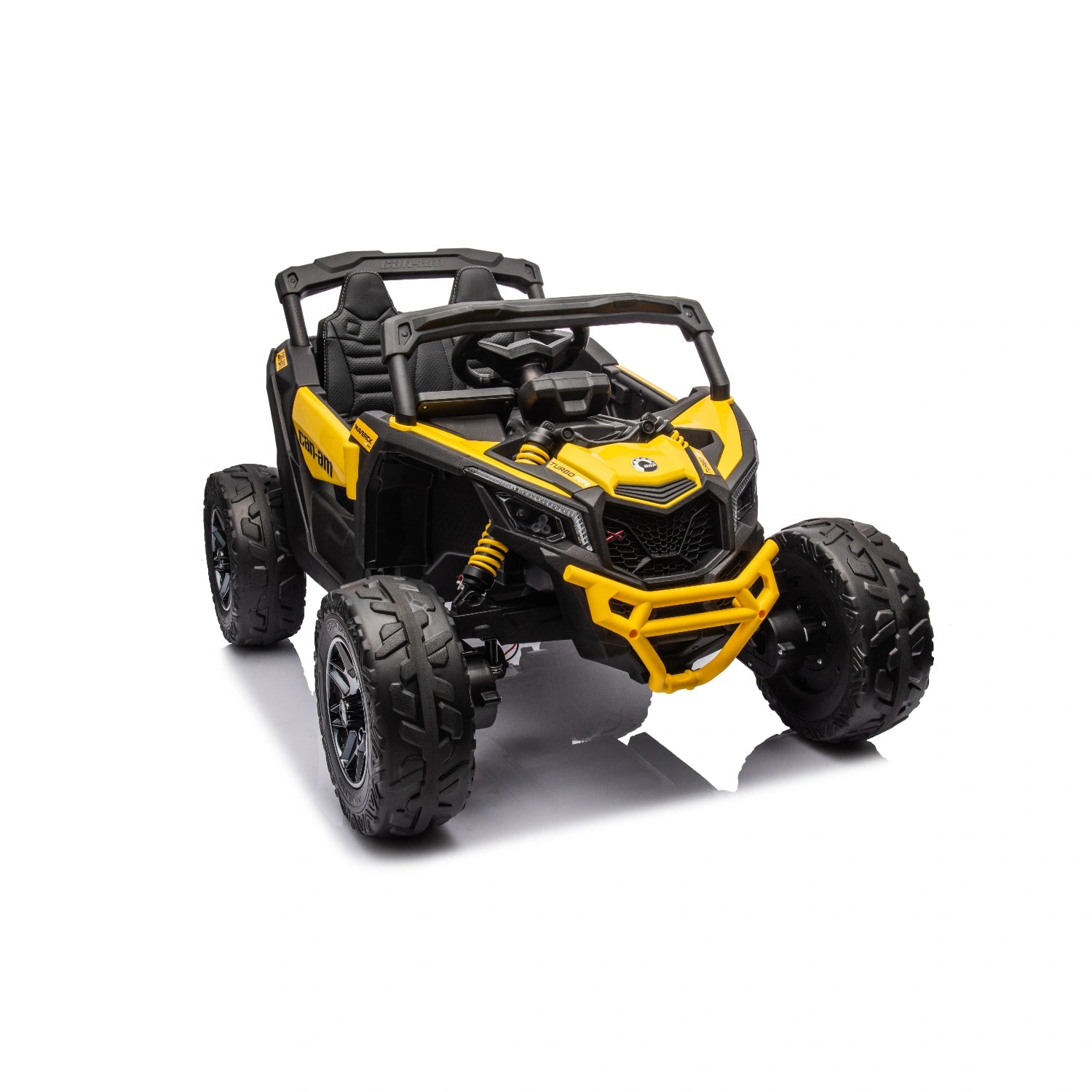 24V Can-Am Maverick Kids Ride-On UTV – 4WD Single Seater (Yellow)