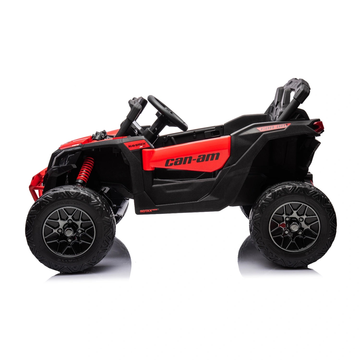 24V Can-Am Maverick Kids Ride-On UTV – 4WD Single Seater 800W - Red