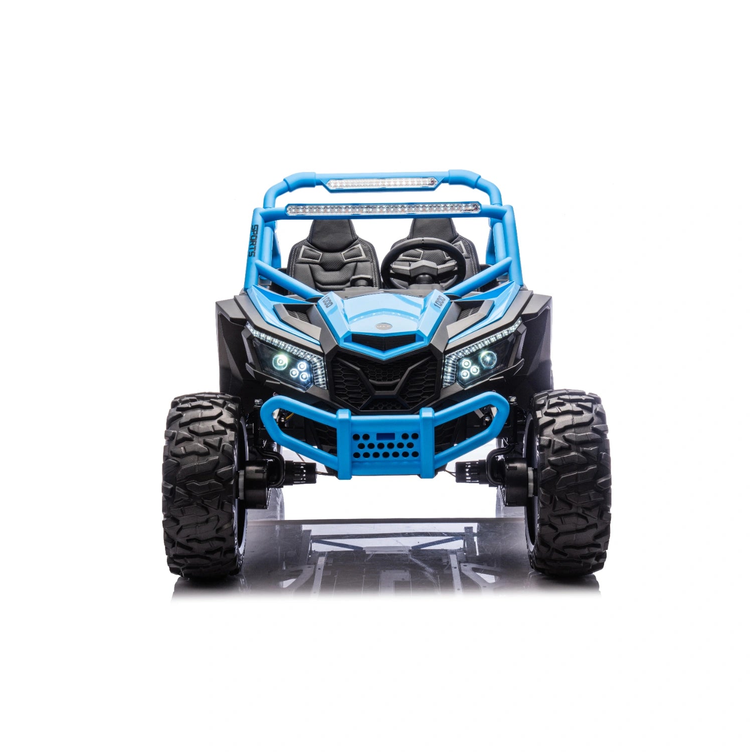 King of UTVs ZForce RZR Turbo 24V 1400W Off-Road 4WD Kids Ride-On Buggy – Blue