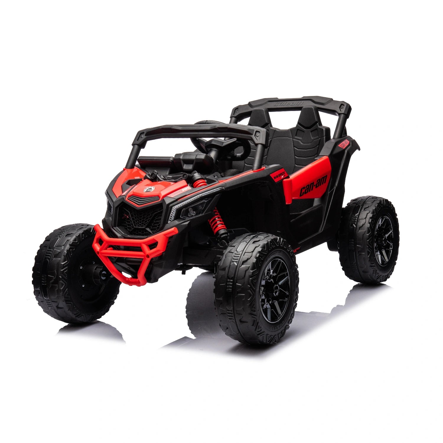 24V Can-Am Maverick Kids Ride-On UTV – 4WD Single Seater 800W - Red