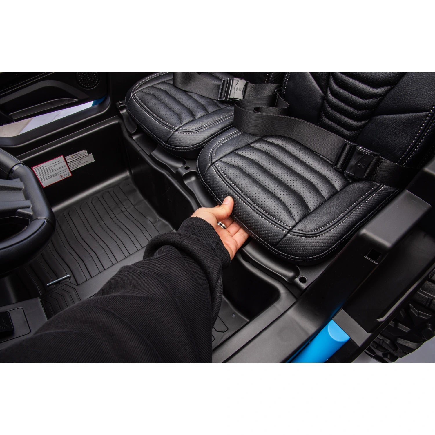 King of UTVs ZForce RZR Turbo 24V 1400W Off-Road 4WD Kids Ride-On Buggy – Blue