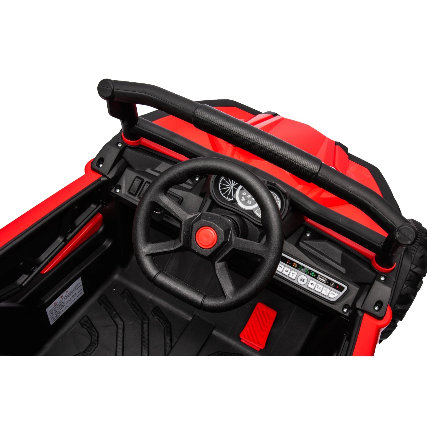24V Ride-On Buggy for Kids – Can-Am Inspired Replica with 4WD & EVA Wheels – Red