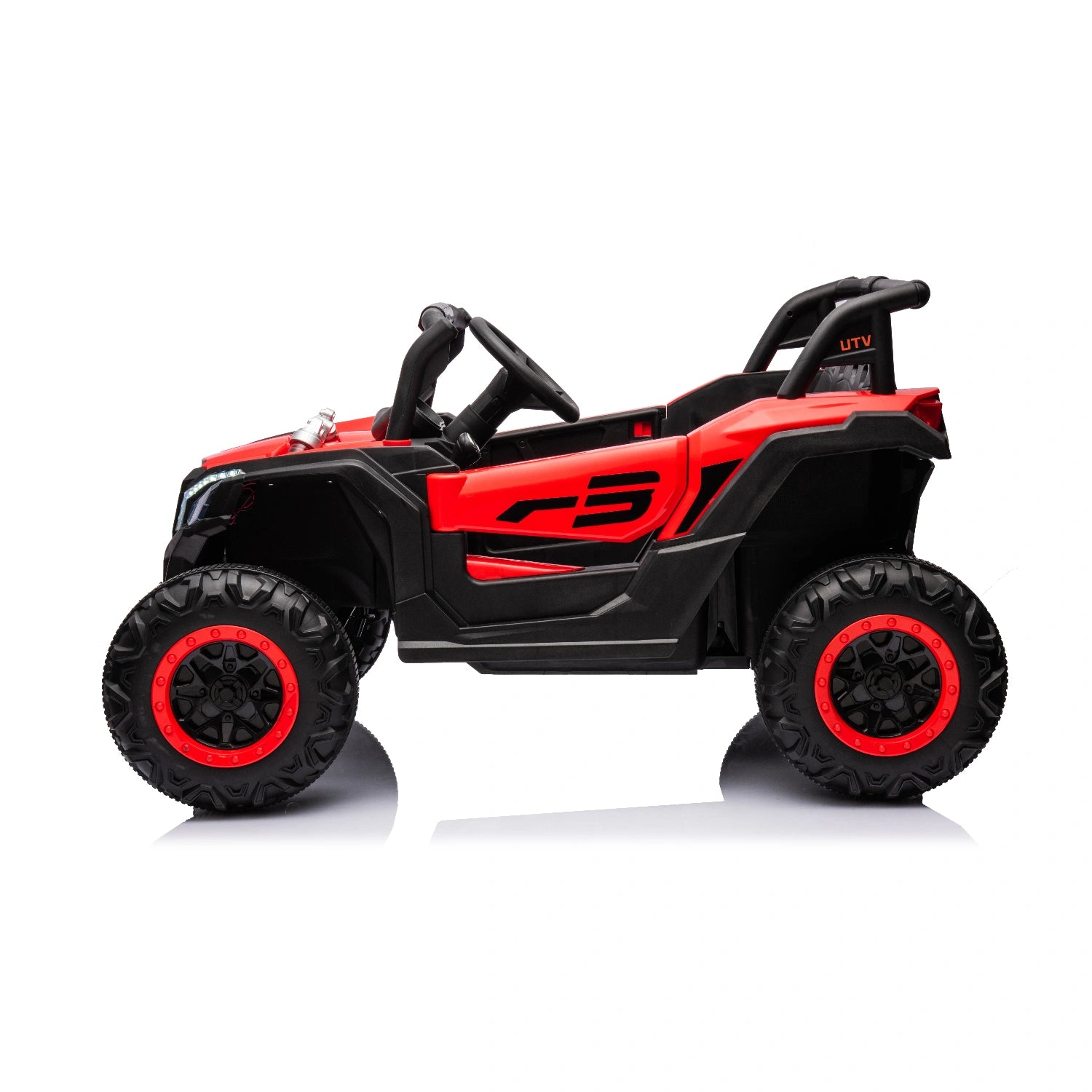 24V Ride-On Buggy for Kids – Can-Am Inspired Replica with 4WD & EVA Wheels – Red