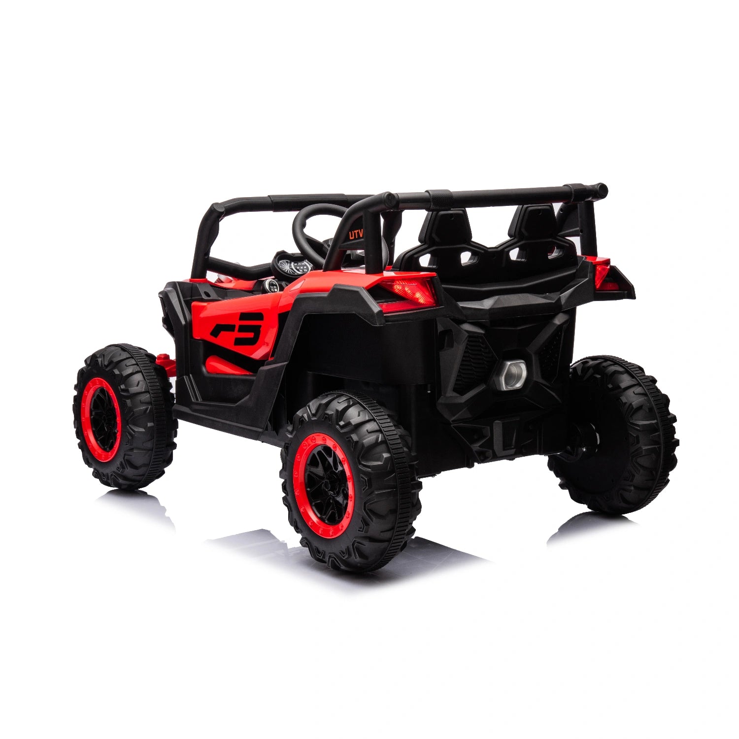 24V Ride-On Buggy for Kids – Can-Am Inspired Replica with 4WD & EVA Wheels – Red