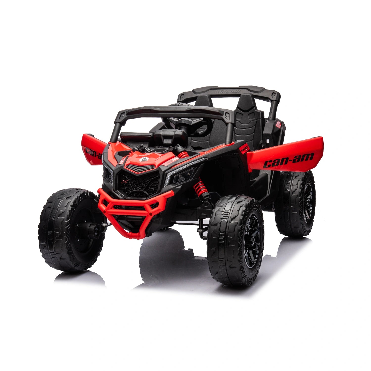 24V Can-Am Maverick Kids Ride-On UTV – 4WD Single Seater 800W - Red