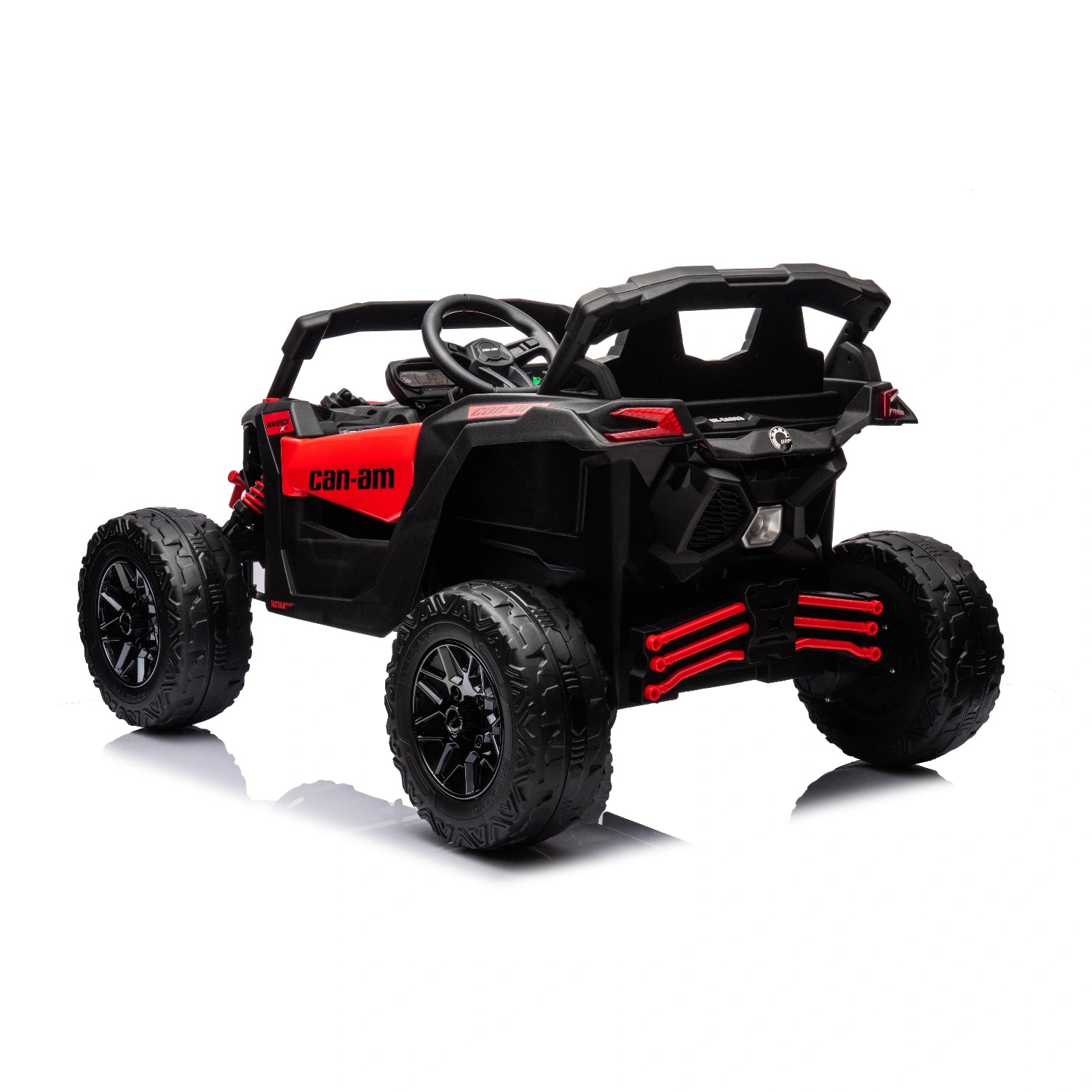 24V Can-Am Maverick Kids Ride-On UTV – 4WD Single Seater 800W - Red