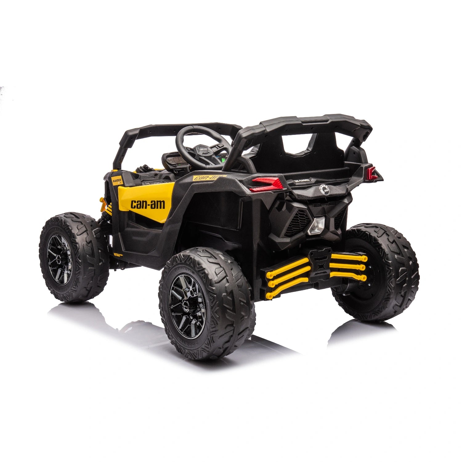 24V Can-Am Maverick Kids Ride-On UTV – 4WD Single Seater (Yellow)