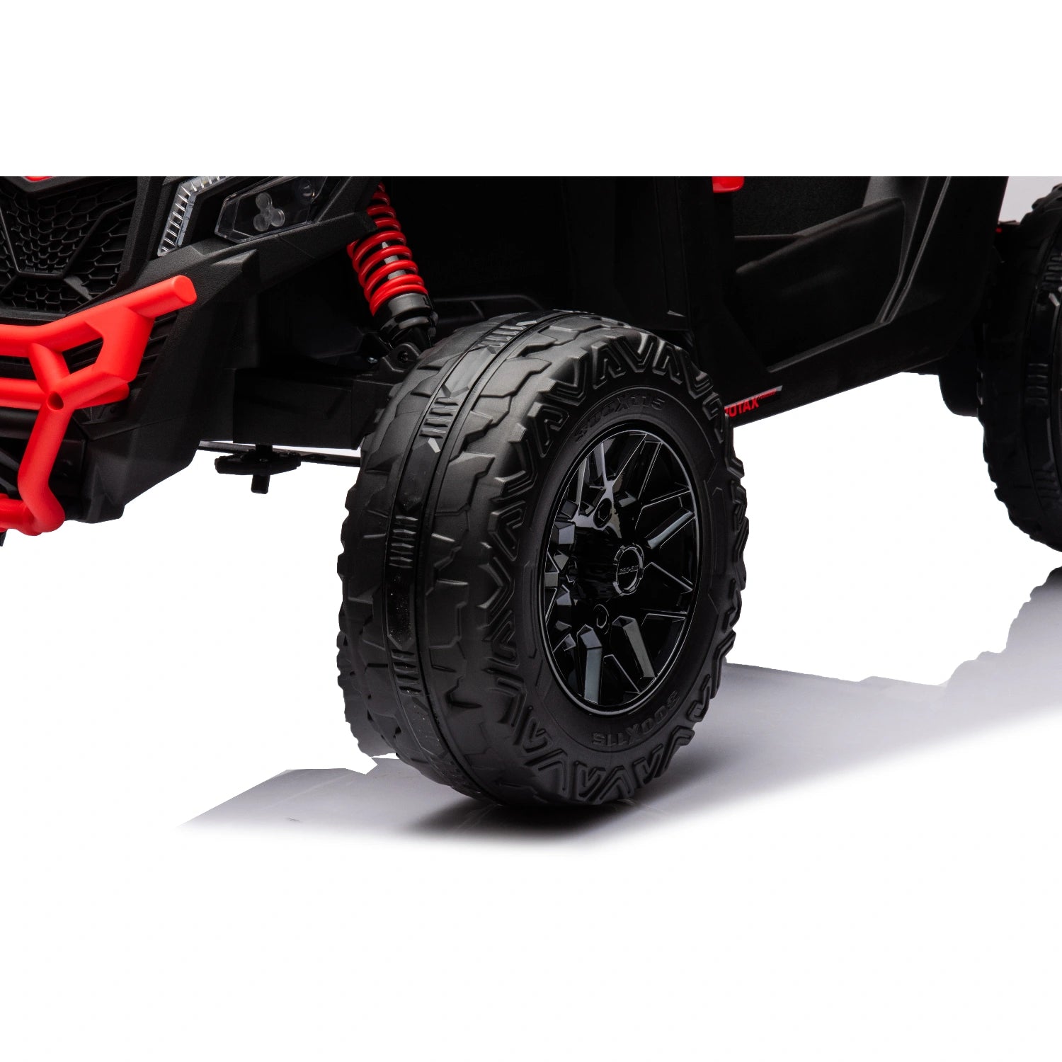 24V Can-Am Maverick Kids Ride-On UTV – 4WD Single Seater 800W - Red