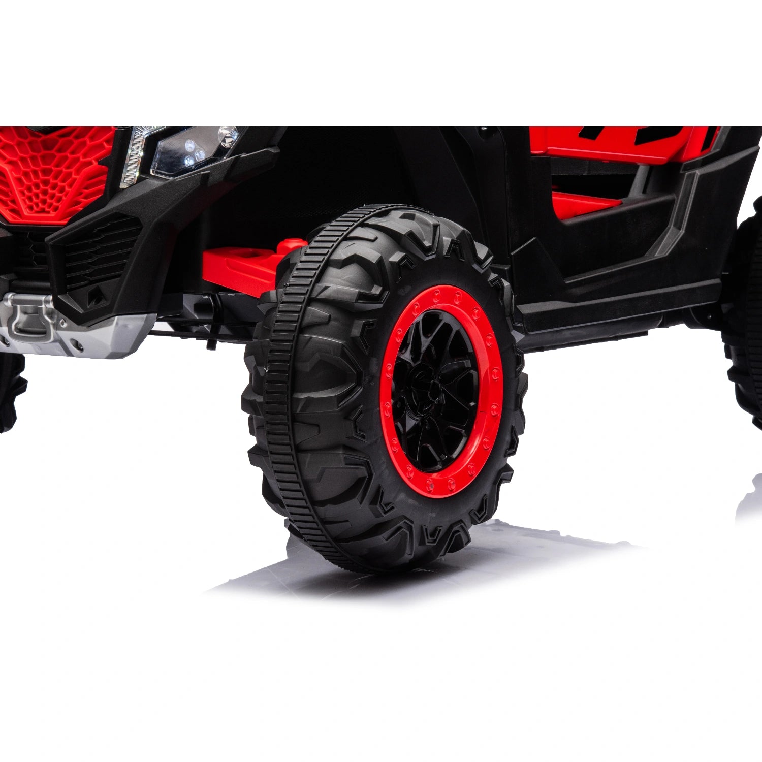 24V Ride-On Buggy for Kids – Can-Am Inspired Replica with 4WD & EVA Wheels – Red