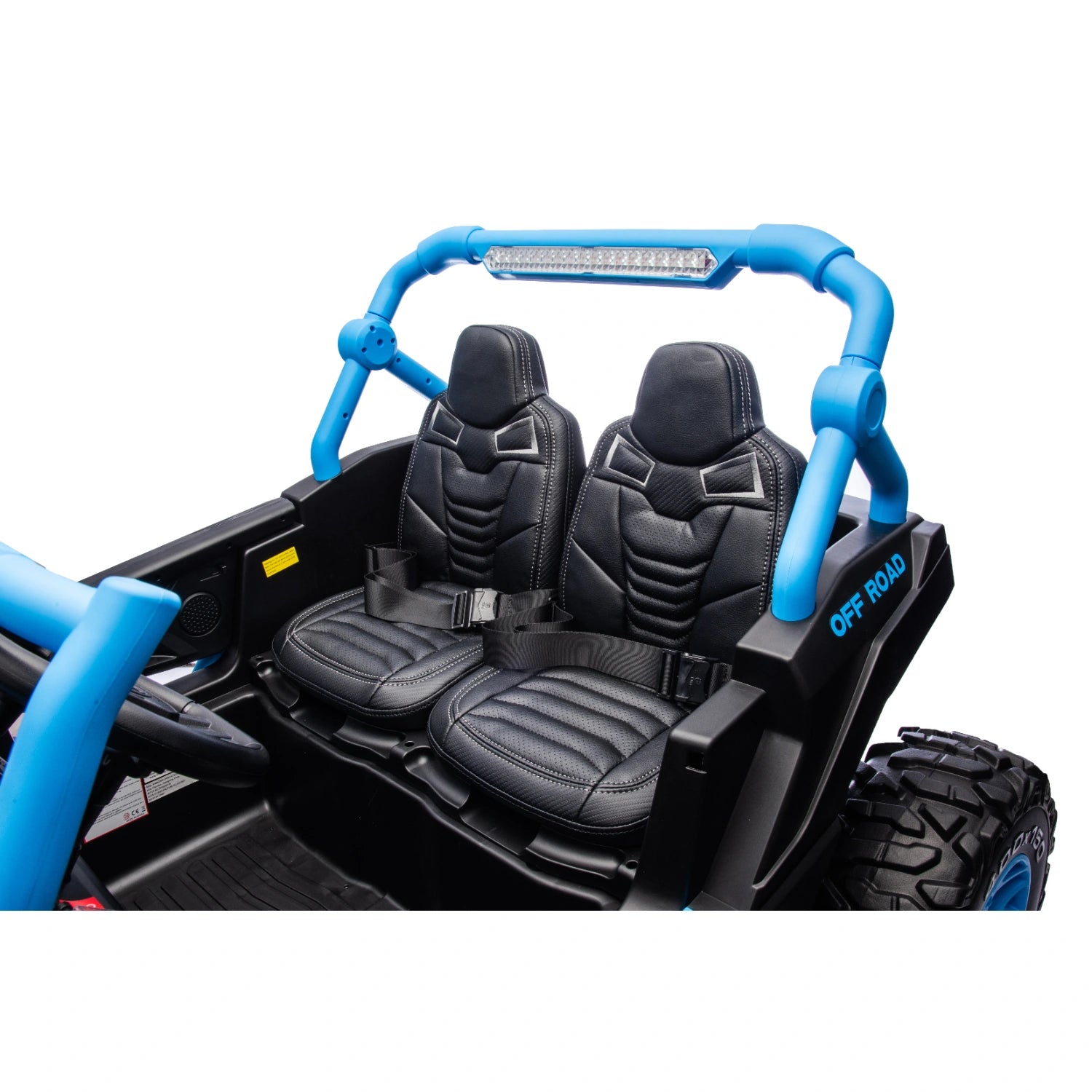 King of UTVs ZForce RZR Turbo 24V 1400W Off-Road 4WD Kids Ride-On Buggy – Blue