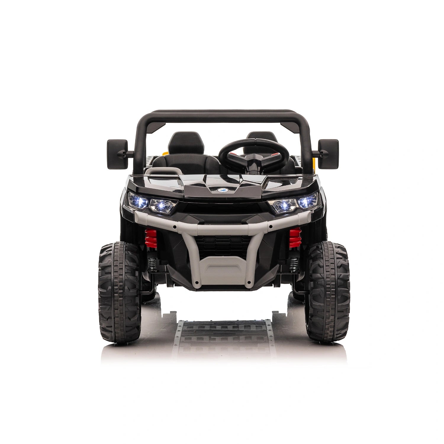 24V 6-Wheel Kids Dump Truck – Electric Ride-On Tipper Farm Truck with 4WD – Black