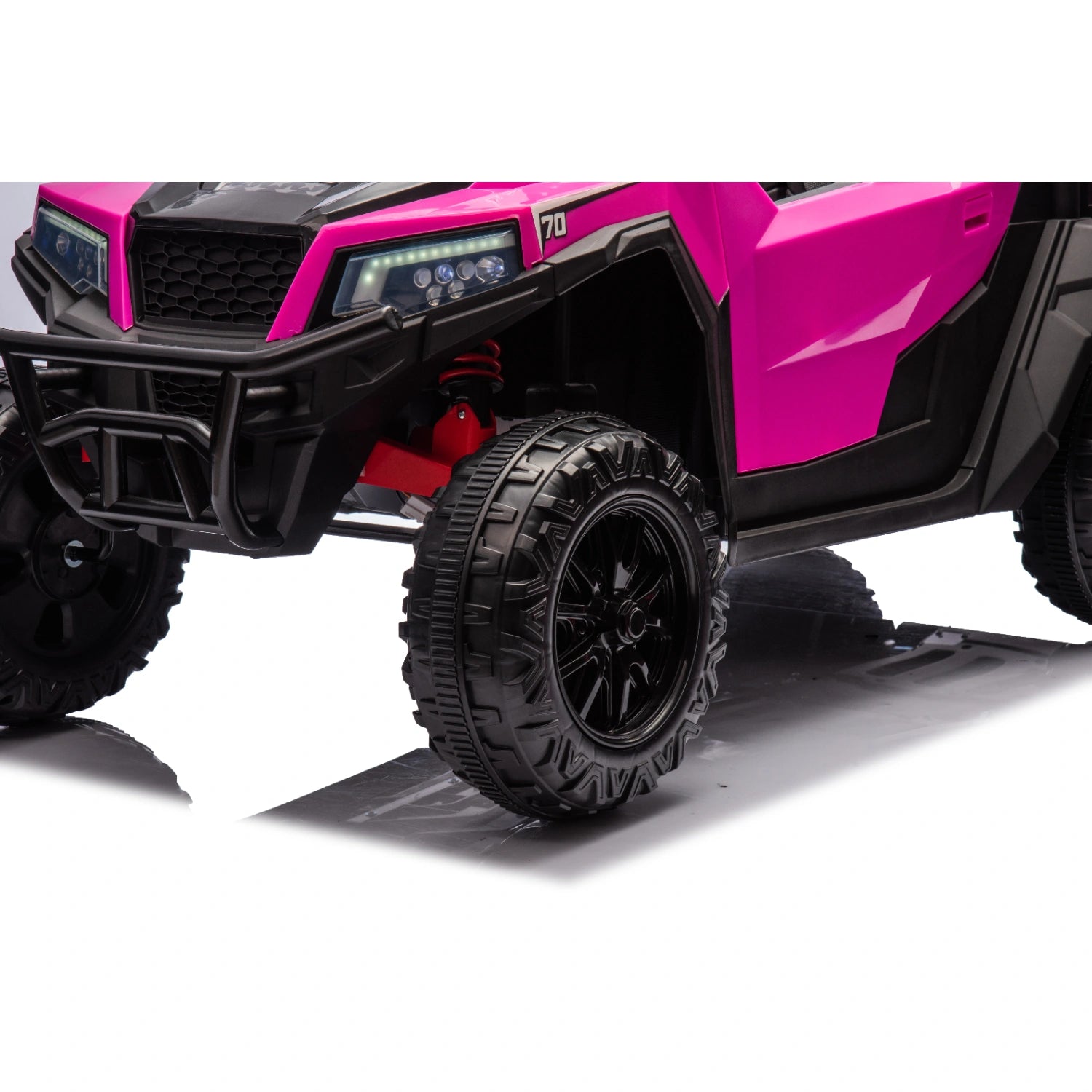 24V 6-Wheel Ride-On Farm Dump Truck with Electric Tipper & Remote – Pink
