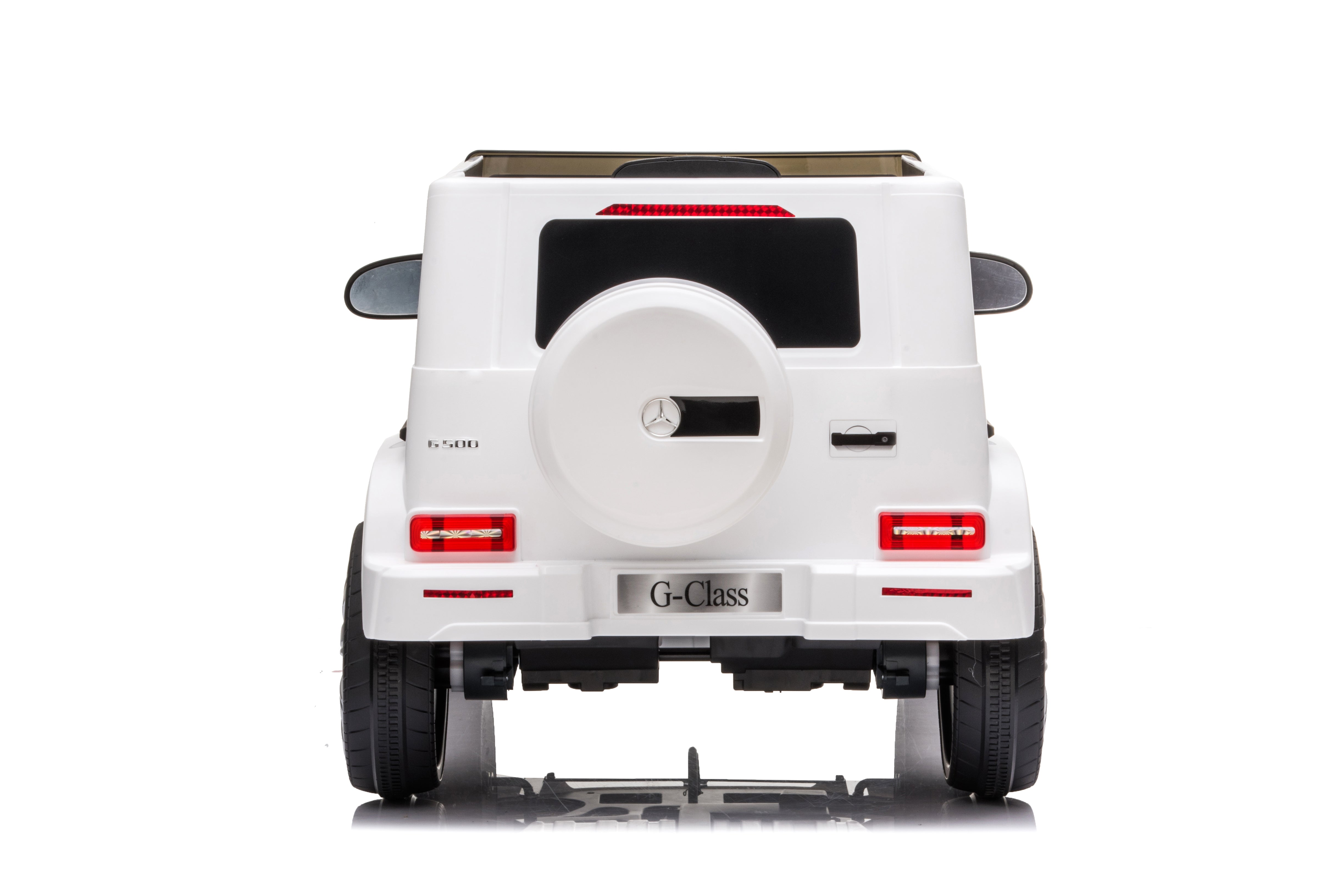 12V Licensed Mercedes G-Wagon G63 Kids Electric Ride-On Car – White