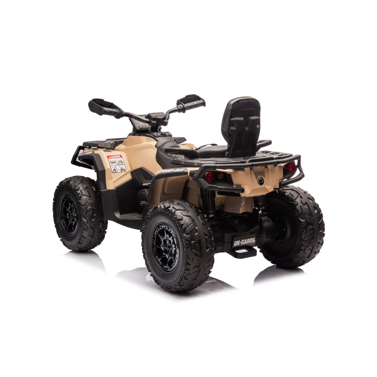 24V 800W Licensed Can-Am Outlander 2-Seater 4x4 ATV Quad Bike – Khaki