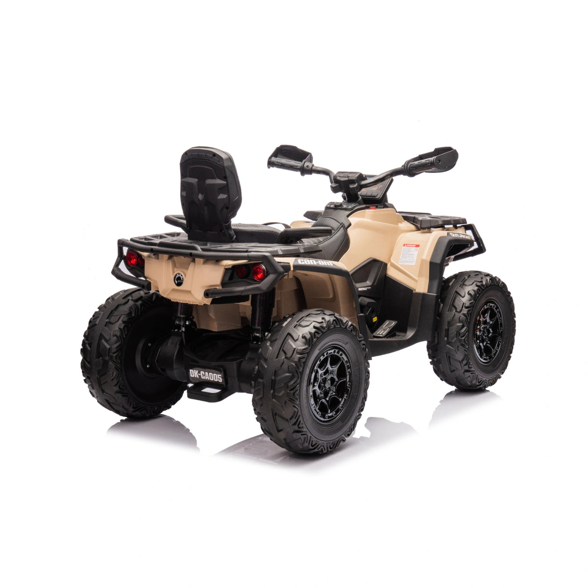 24V 800W Licensed Can-Am Outlander 2-Seater 4x4 ATV Quad Bike – Khaki