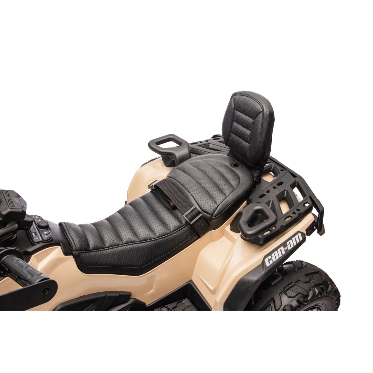 24V 800W Licensed Can-Am Outlander 2-Seater 4x4 ATV Quad Bike – Khaki