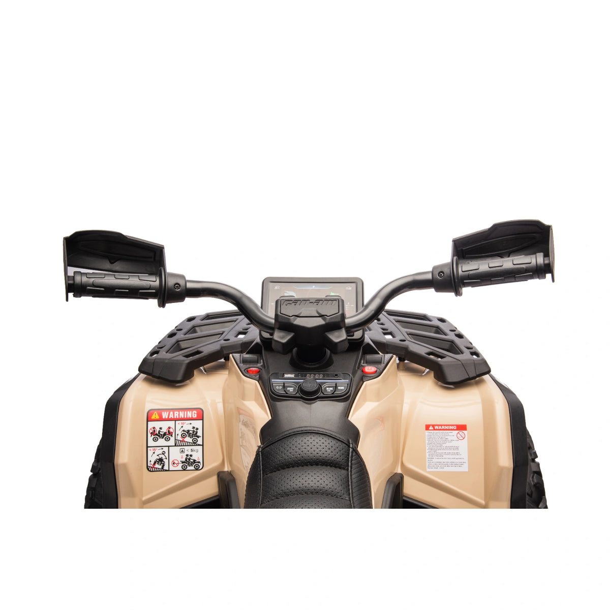 24V 800W Licensed Can-Am Outlander 2-Seater 4x4 ATV Quad Bike – Khaki