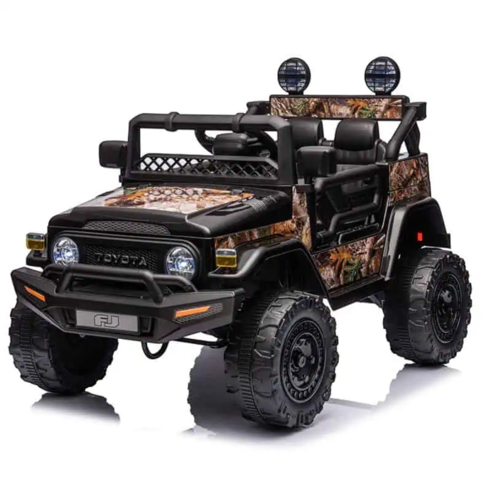 Toyota FJ Cruiser Licensed Electric Toy Car for Kids 12v Ride On Black