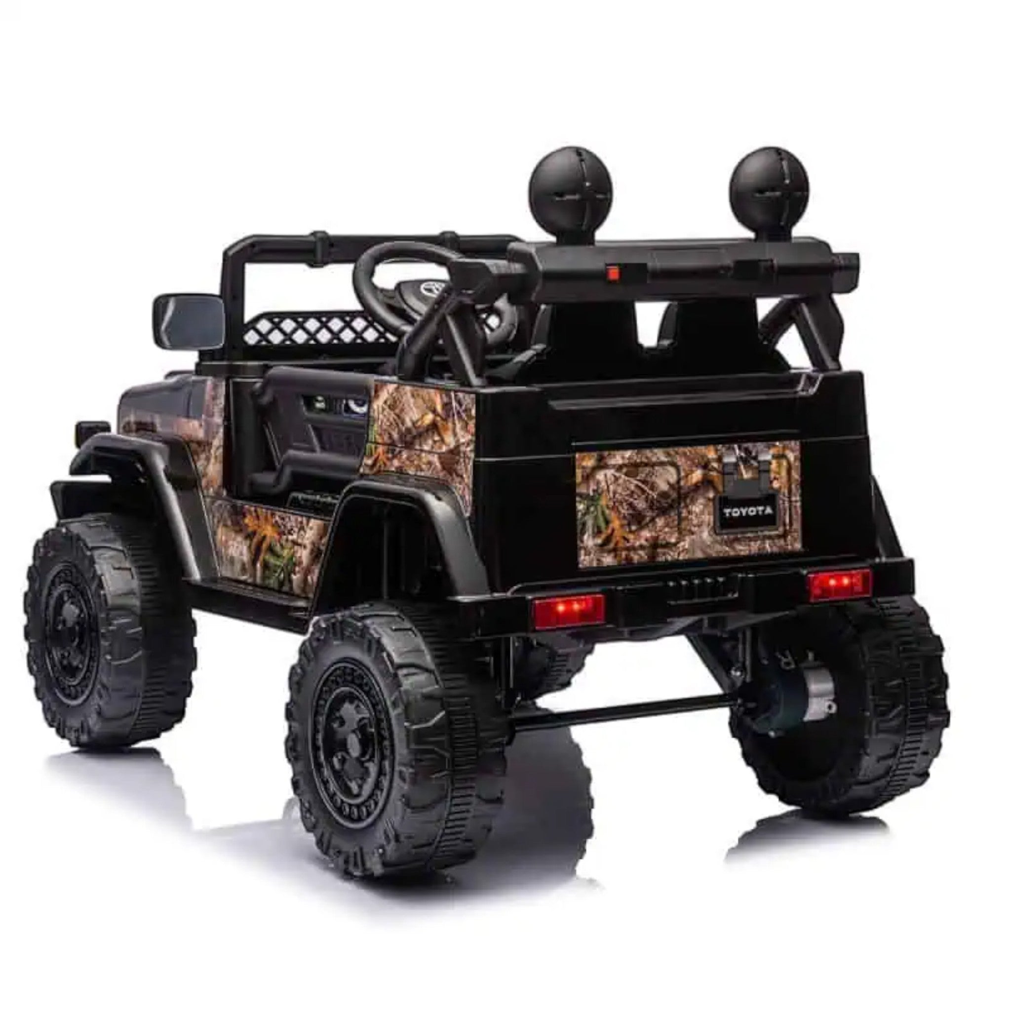 Toyota FJ Cruiser Licensed Electric Toy Car for Kids 12v Ride On Black