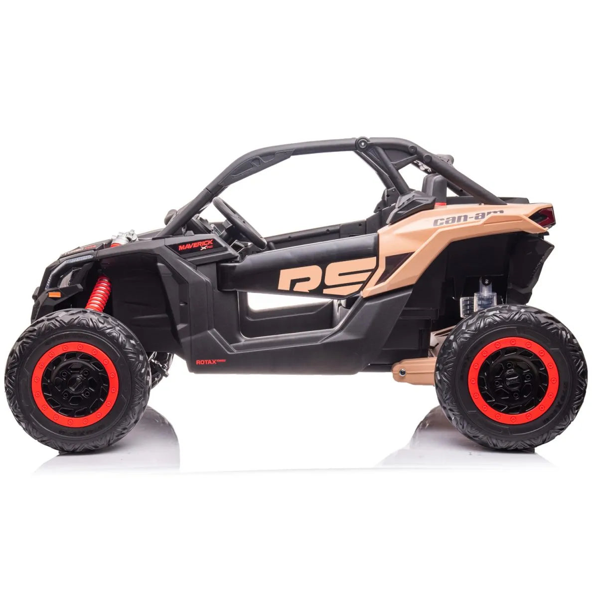 Black licensed Can-Am ride-on car for kids