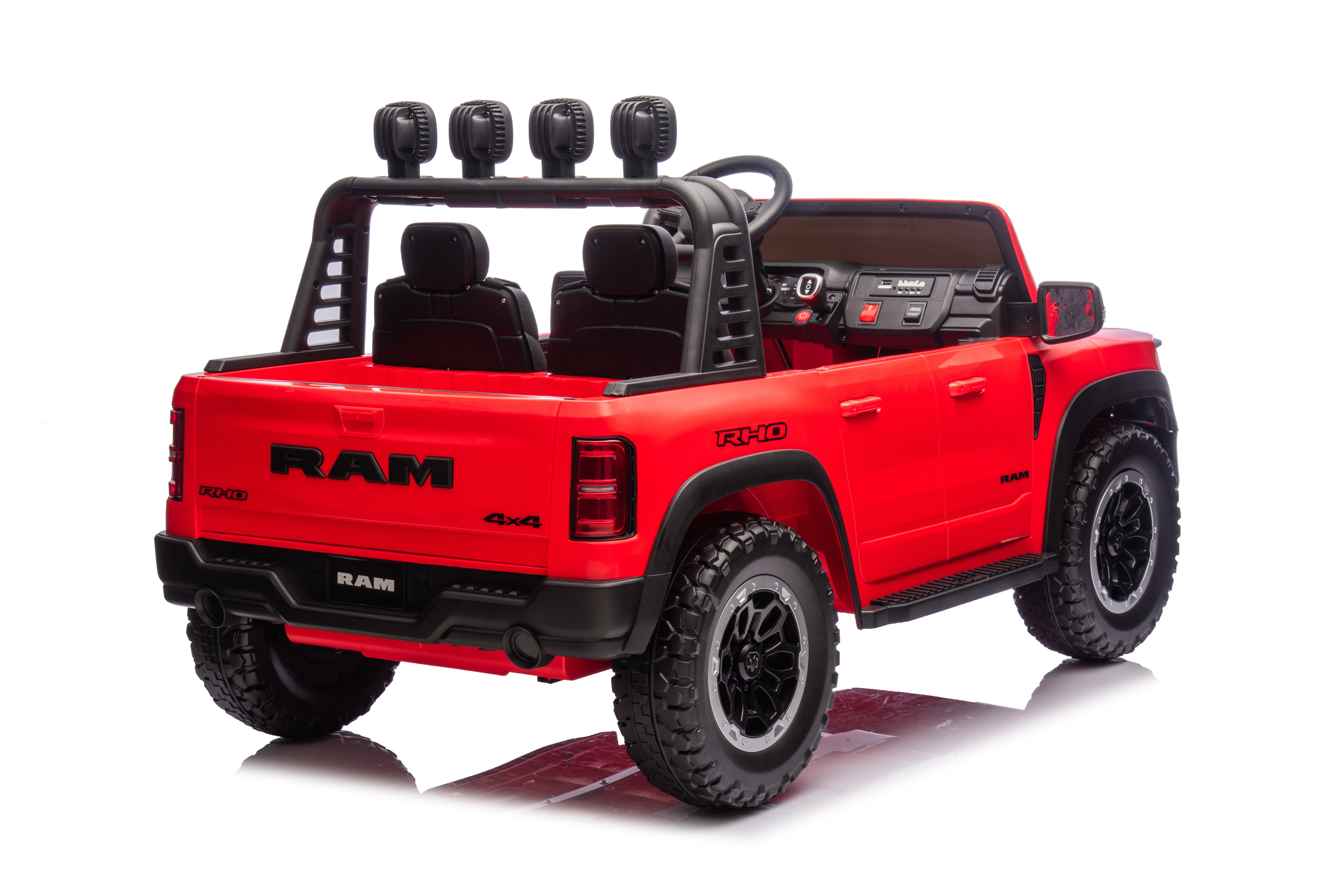 24V Licensed Dodge RAM 1500 RHO Ride-On – Red