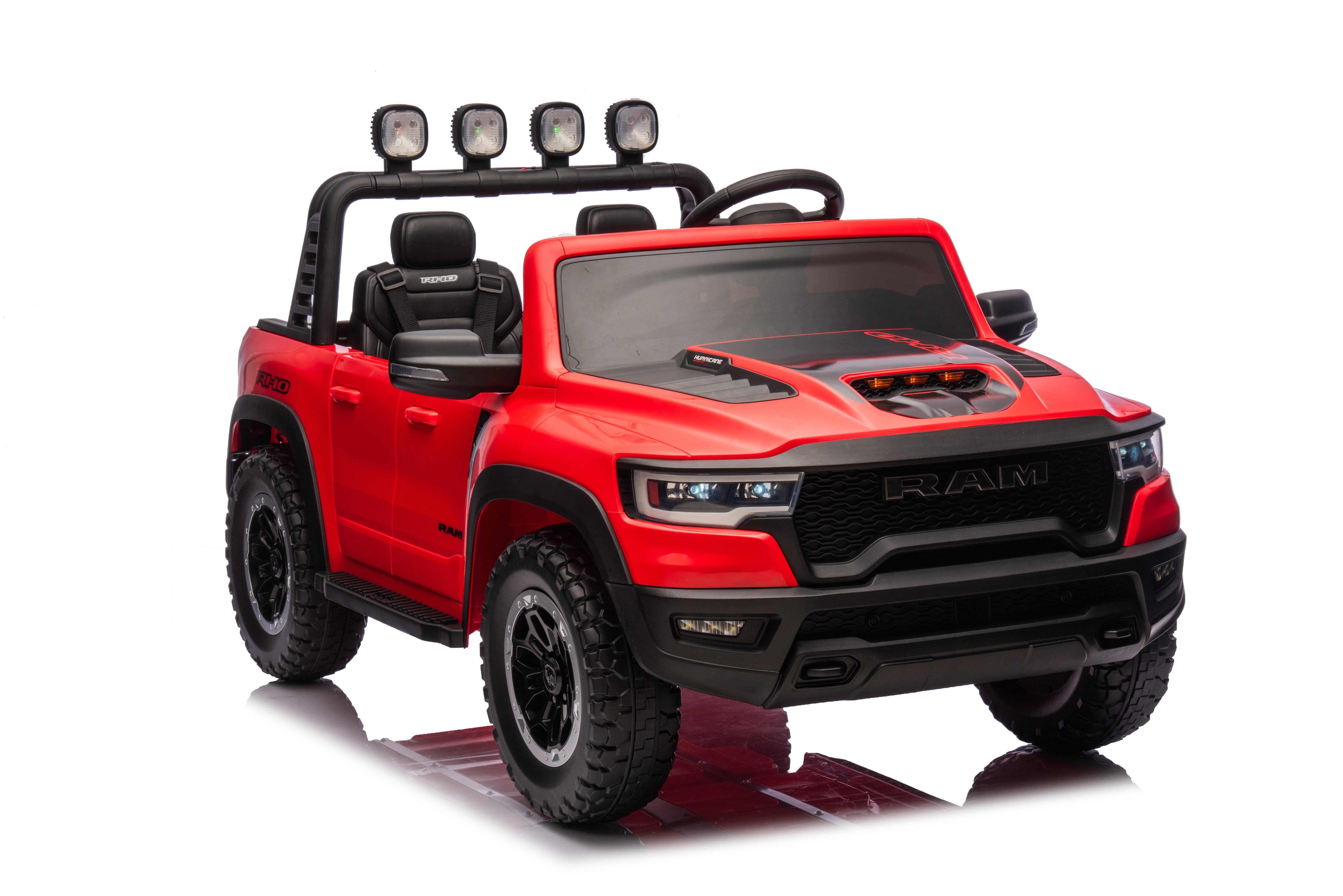 24V Licensed Dodge RAM 1500 RHO Ride-On – Red
