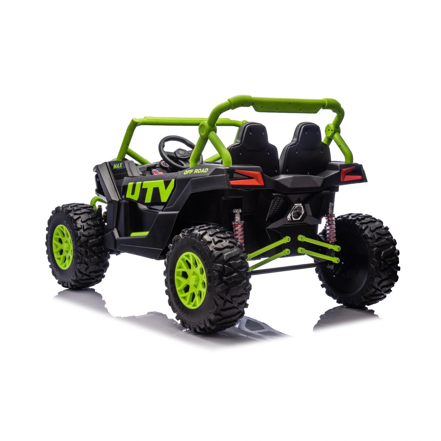 King of UTVs ZForce RZR Turbo 24V 1400W Off-Road 4WD Kids Ride-On Buggy – Green