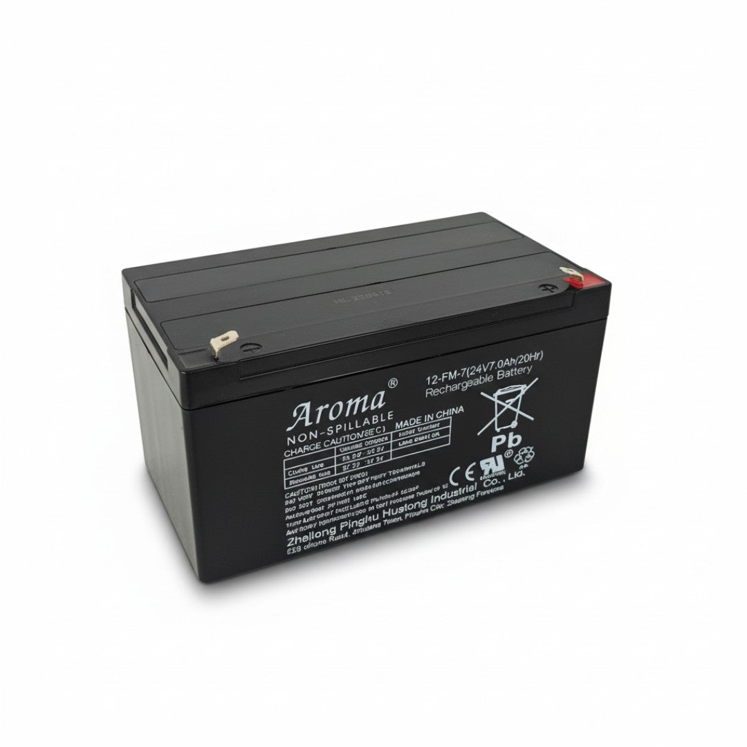 Aroma battery on a white background