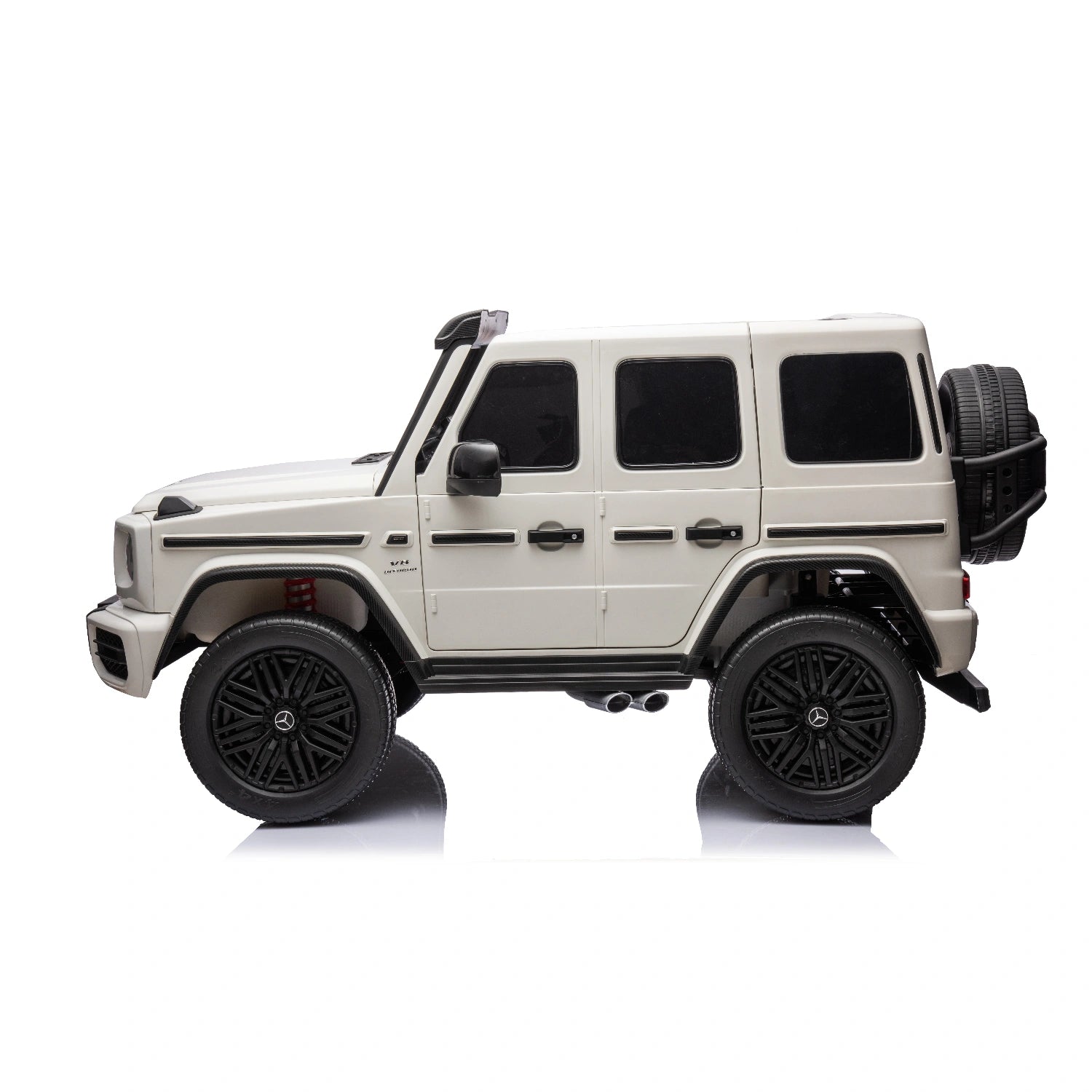 White Licensed Double Seat Mercedes-Benz Kids Ride On Car G63 with RC, 24v 14ah, 800W