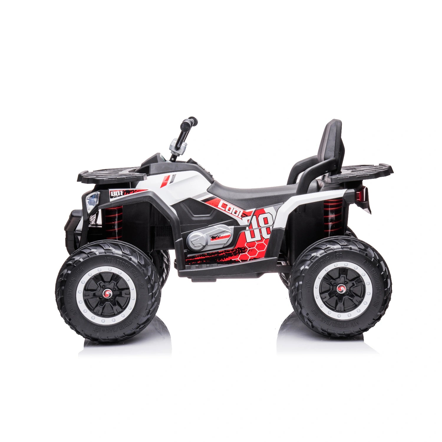 12V Quad Bike for Kids – Off-Road Ride-On ATV, Electric Children’s Quad – White
