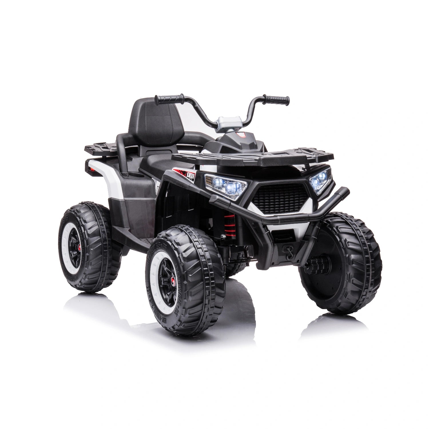 12V Quad Bike for Kids – Off-Road Ride-On ATV, Electric Children’s Quad – White
