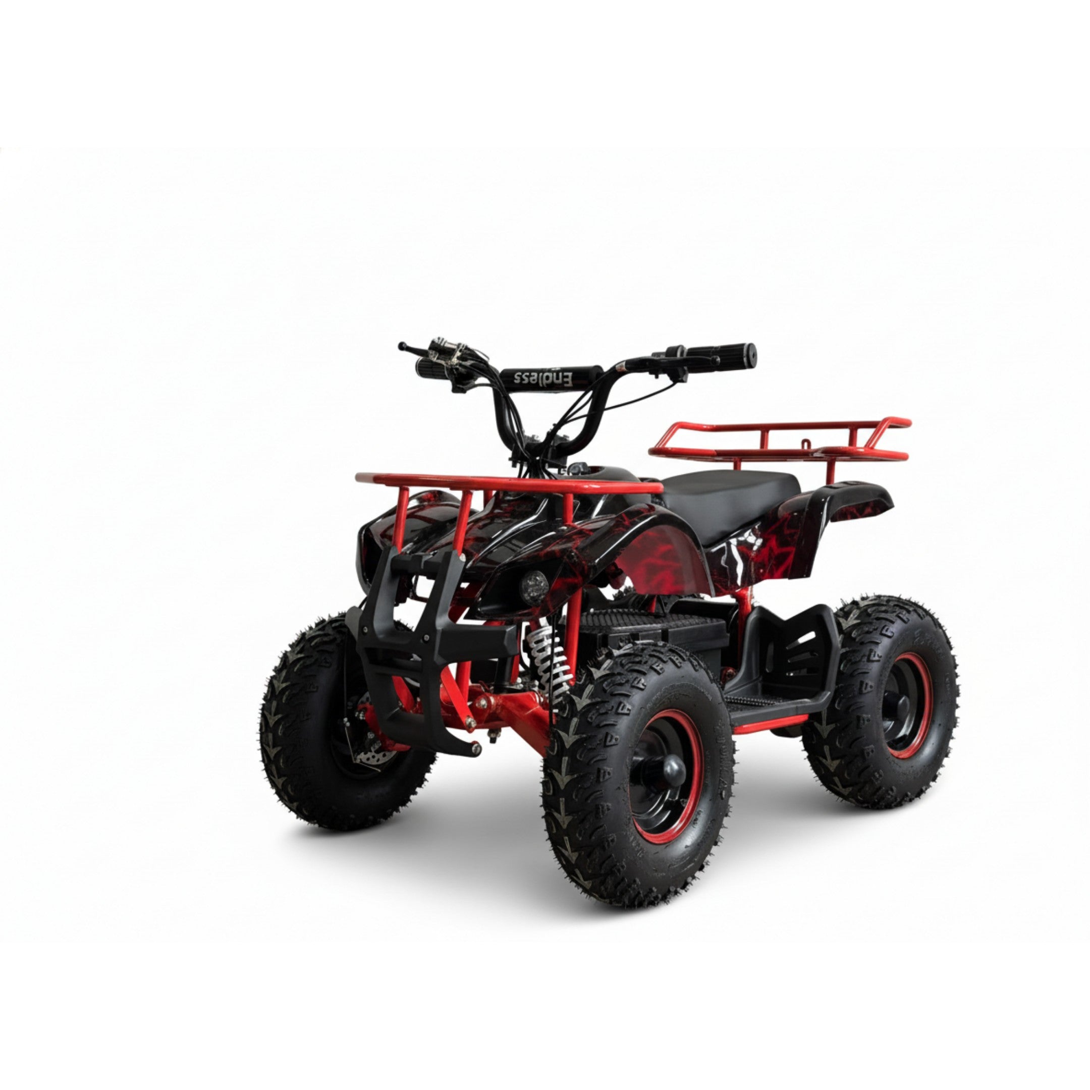 36V 800W Kids Electric Quad Bike – Electric Ride-On ATV 4 Wheeler Black & Red