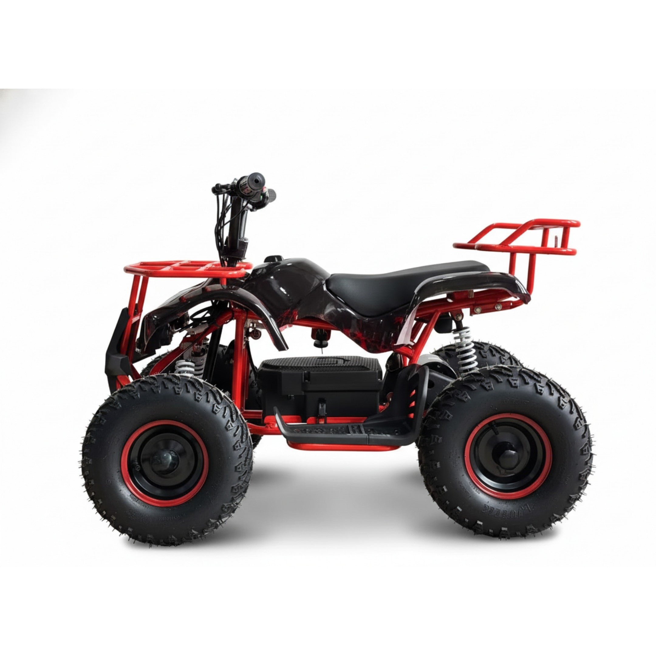 36V 800W Kids Electric Quad Bike – Electric Ride-On ATV 4 Wheeler Black & Red