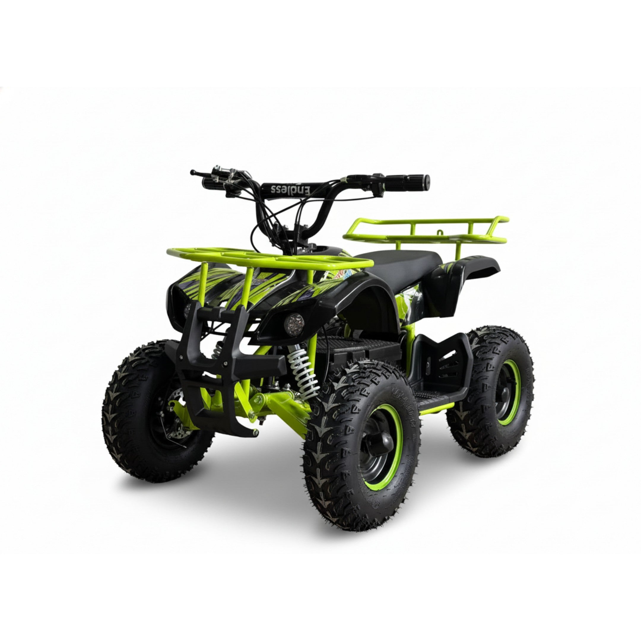 36V 800W Electric Ride-On ATV Kids Electric Quad Bike 4 wheeler – Black & Green