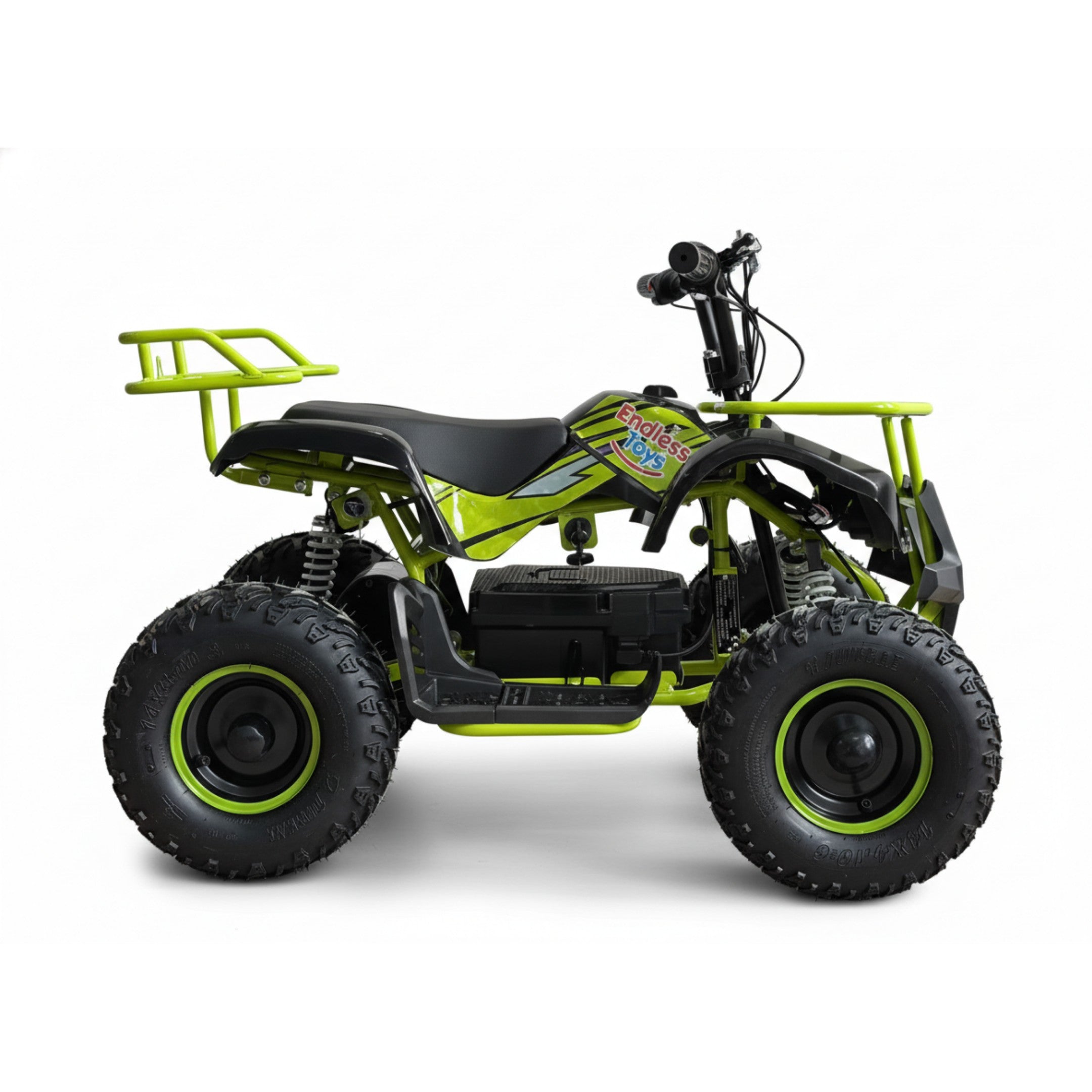 36V 800W Electric Ride-On ATV Kids Electric Quad Bike 4 wheeler – Black & Green