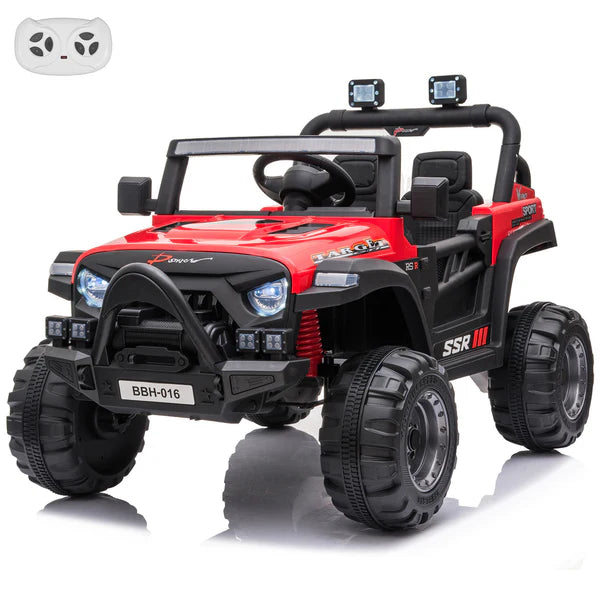 ride on jeep with angry bird grill