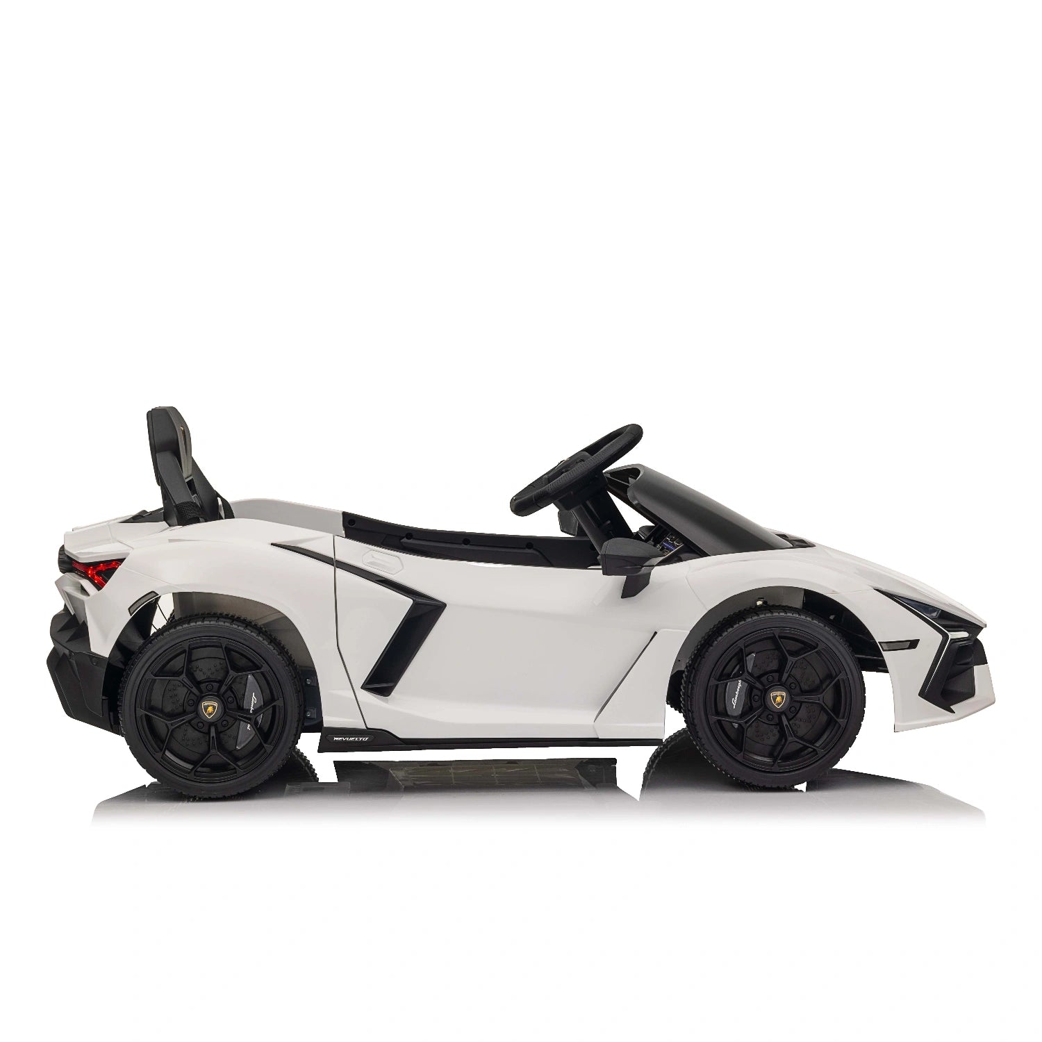 12V Licensed Lamborghini Revuelto Kids Electric Ride-On Car – White