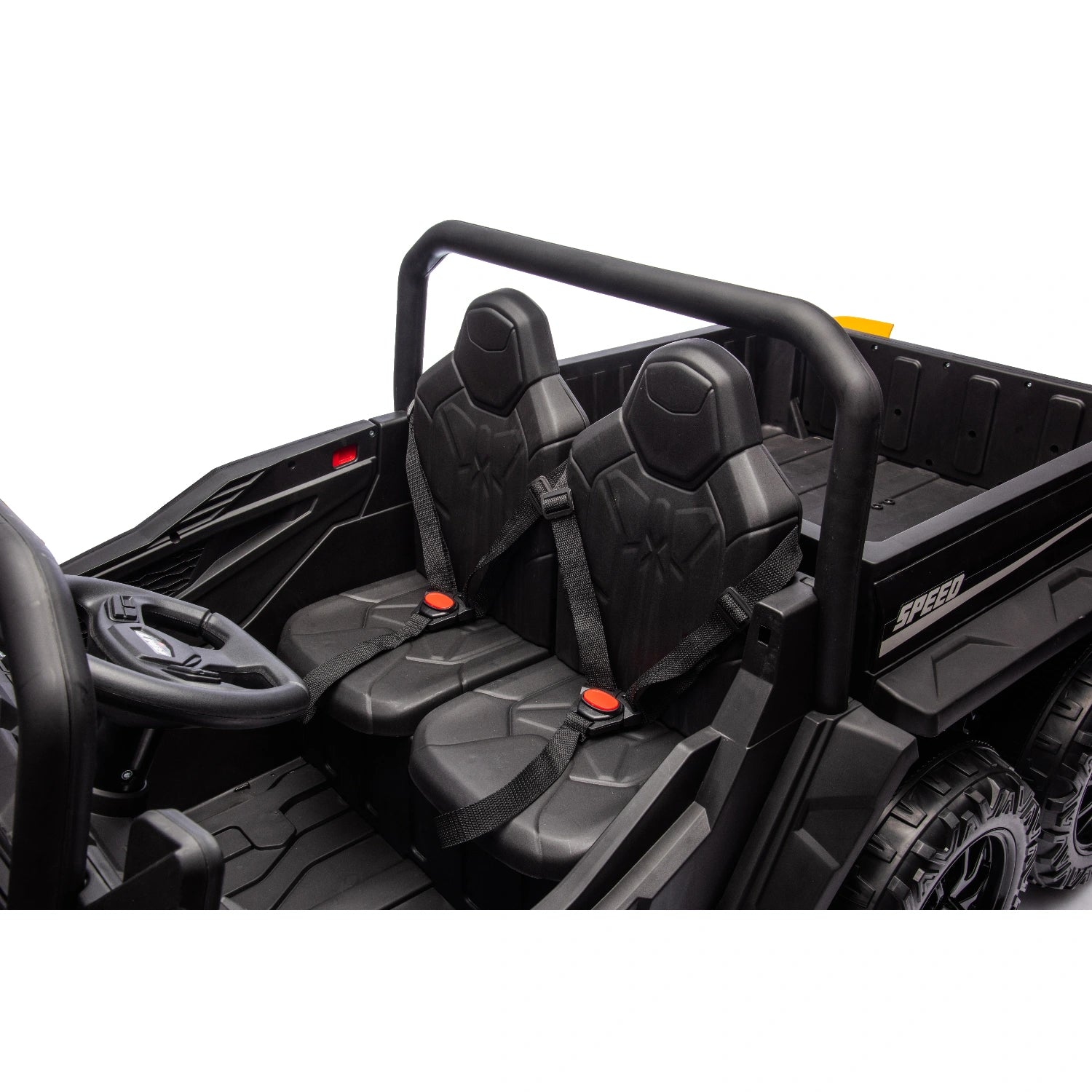 24V 6-Wheel Ride-On Farm Dump Truck with Electric Tipper & Remote – Black