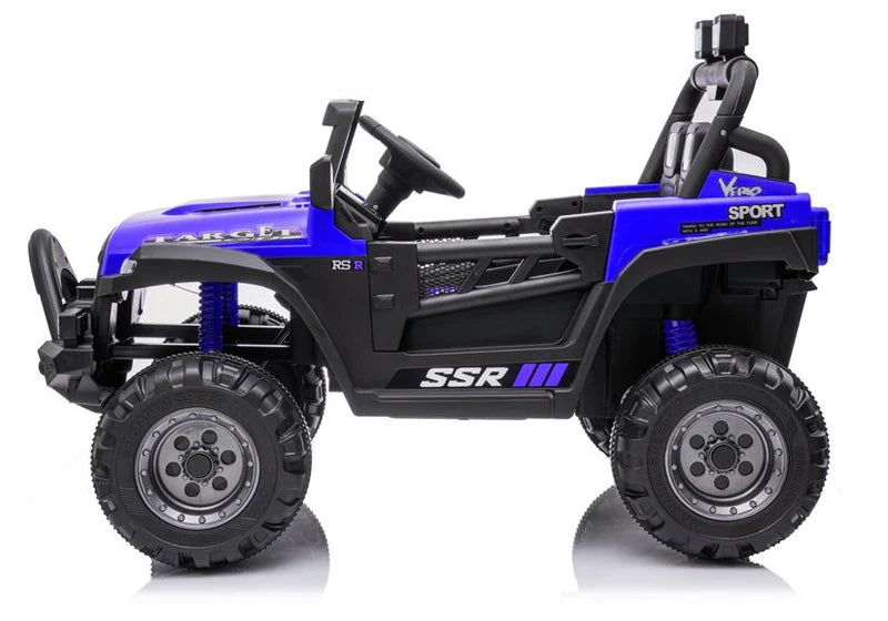 kids ride on jeep blue