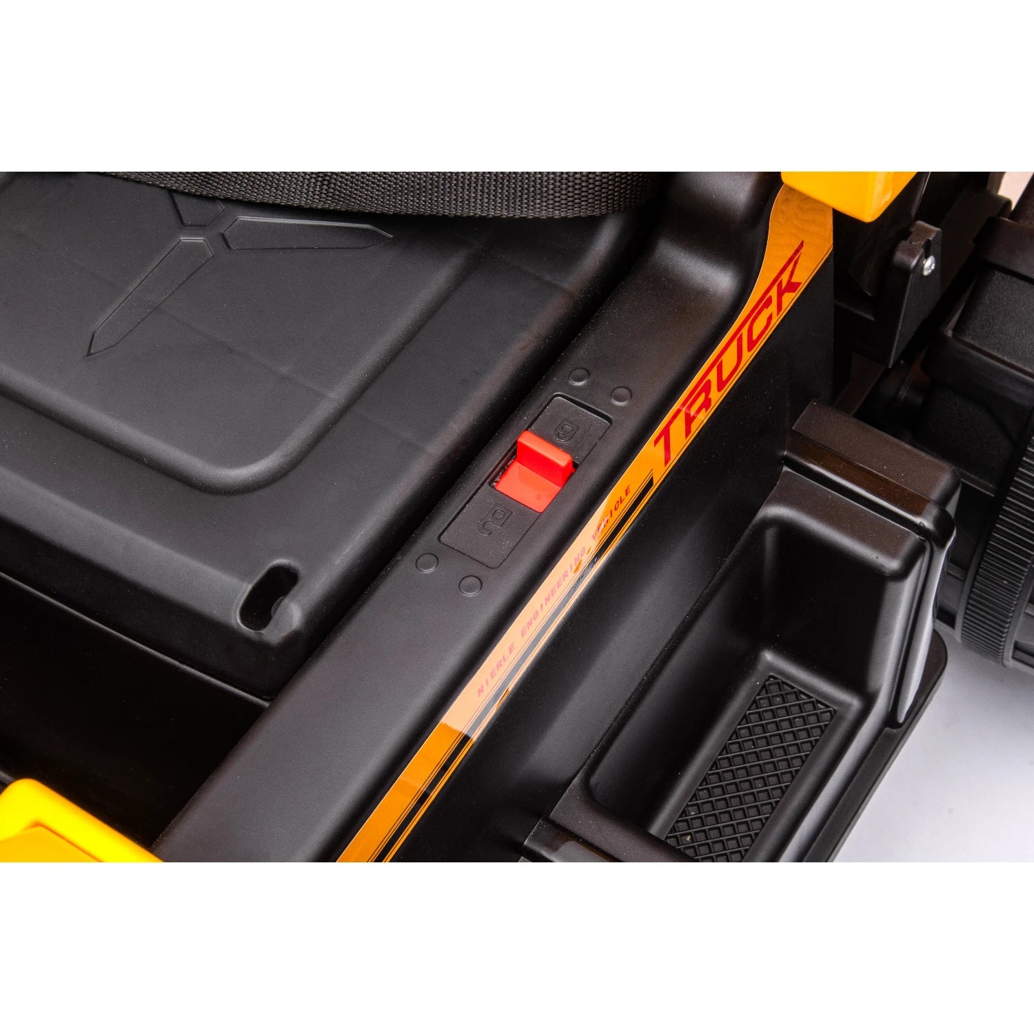 24V Ride-On Tipper Truck for Kids – Dual Seat Electric Construction Dump Truck with Remote – Yellow
