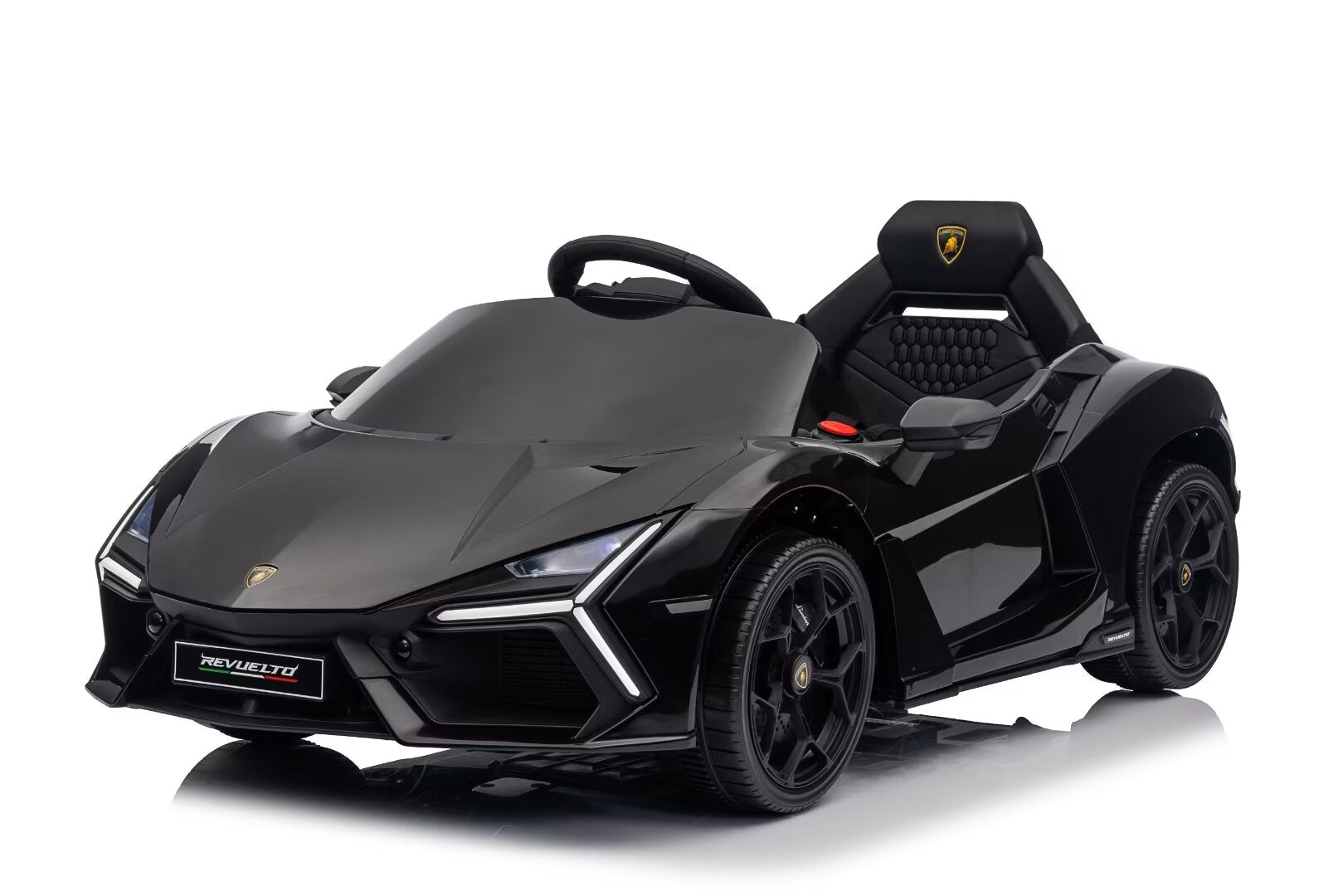 Lamborghini Revuelto 12V Licensed Electric Ride-On Car for Kids Black