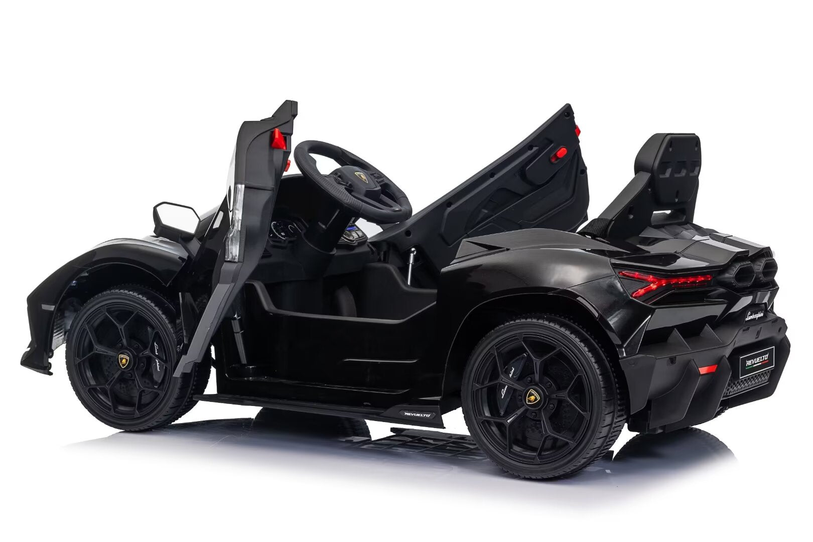 Lamborghini Revuelto 12V Licensed Electric Ride-On Car for Kids Black