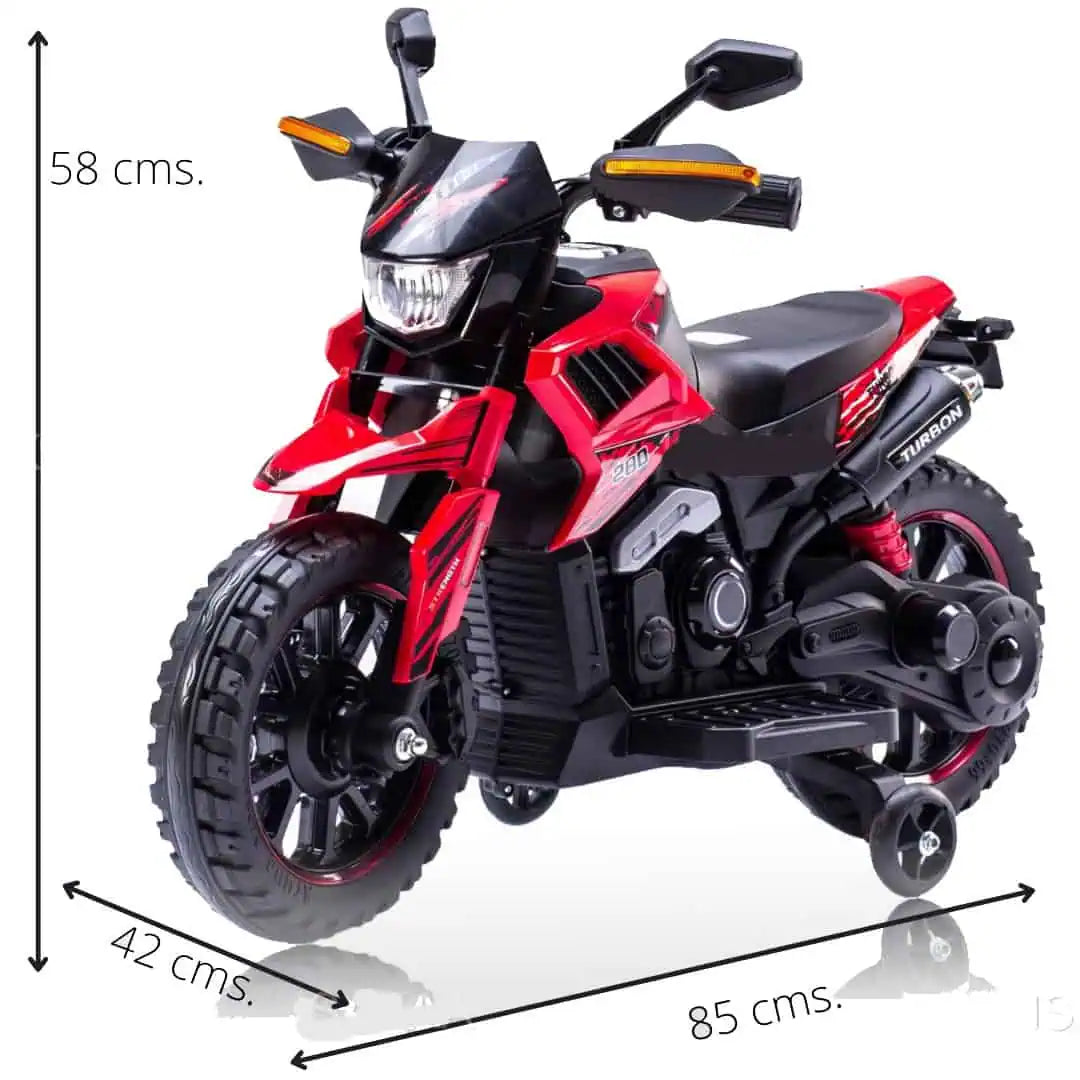 12V Mini Kids Electric Ride-On Motorcycle – Red