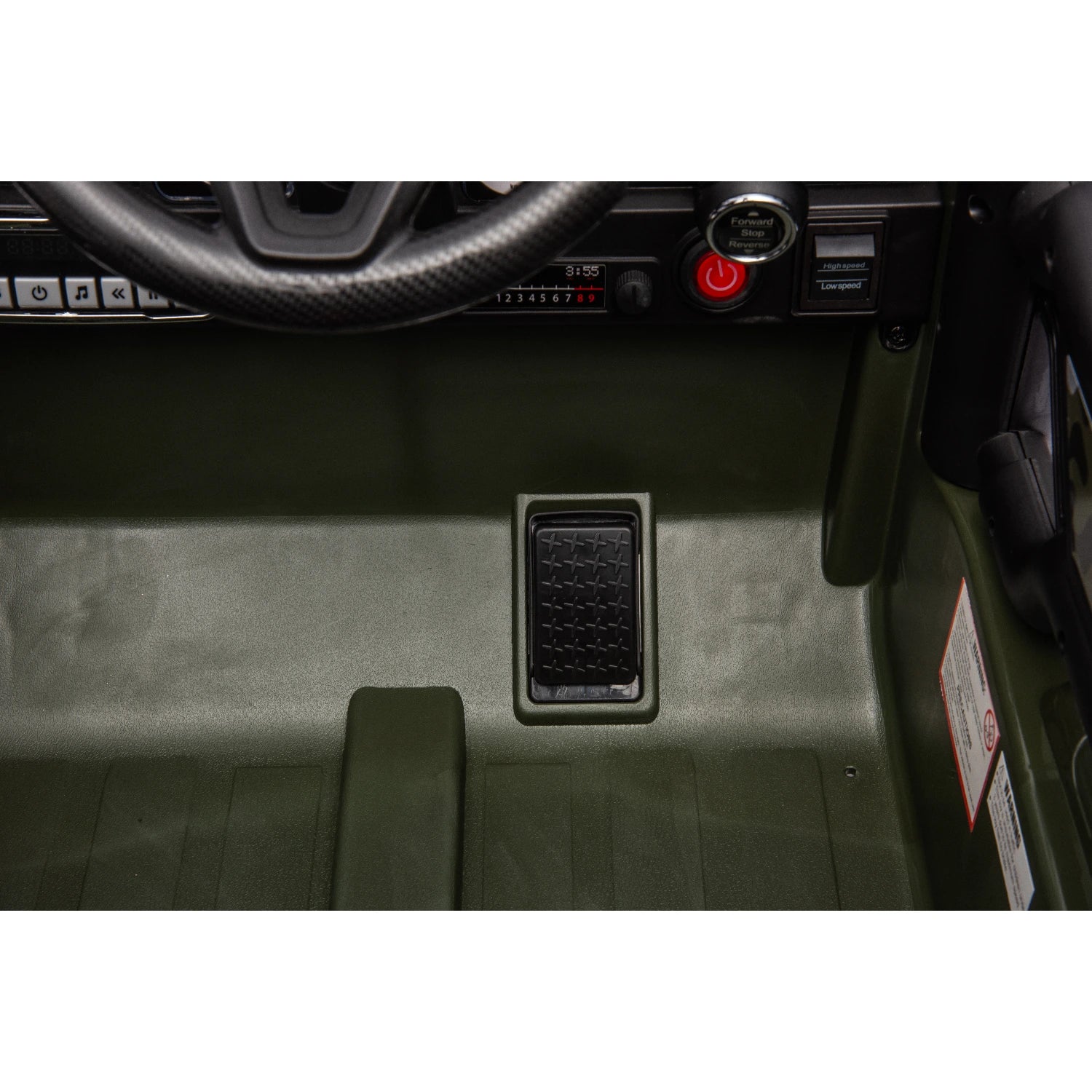 12V Licensed Toyota FJ Cruiser Kids Electric Ride-On Car – Army Green Camouflage Edition