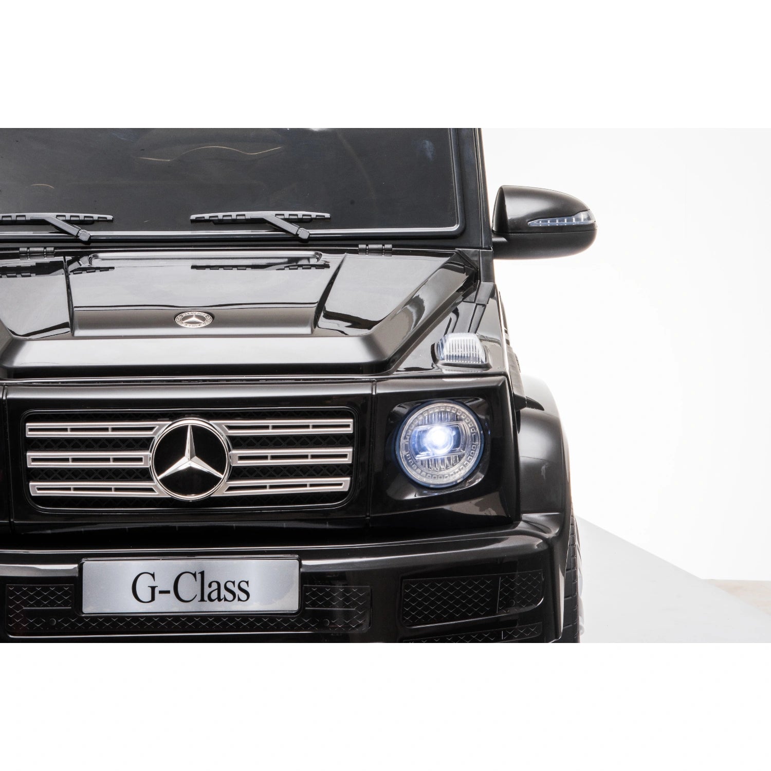 12V Licensed Mercedes G-Wagon G63 Kids Electric Ride-On Car – Black